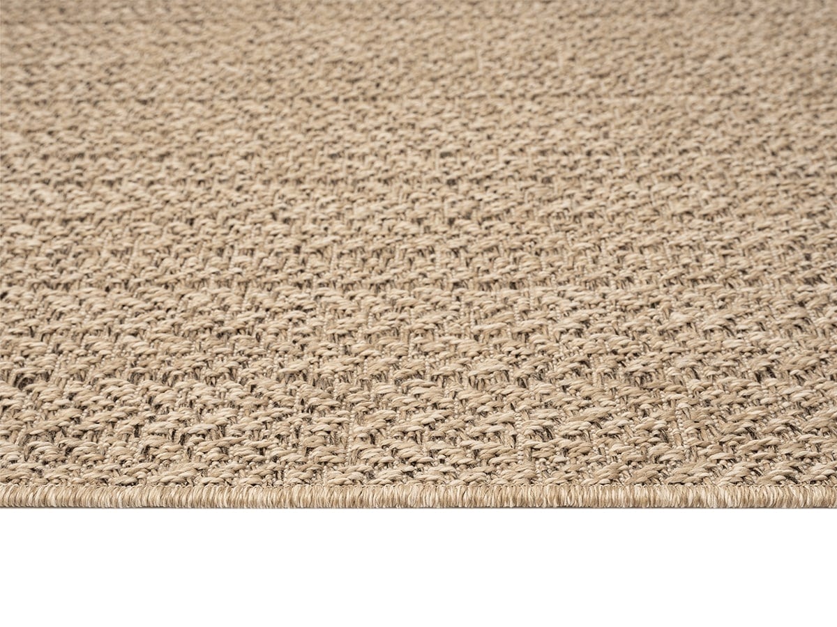 the carpet Outdoorteppich »Kansas«, rechteckig, 1 mm Höhe, moderner robuster In und Outdoor Teppich Jute Look