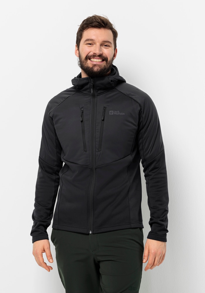 Image of Jack Wolfskin Kapuzenfleecejacke "ALPGRAT PRO INS FZ M" mit Kapuze