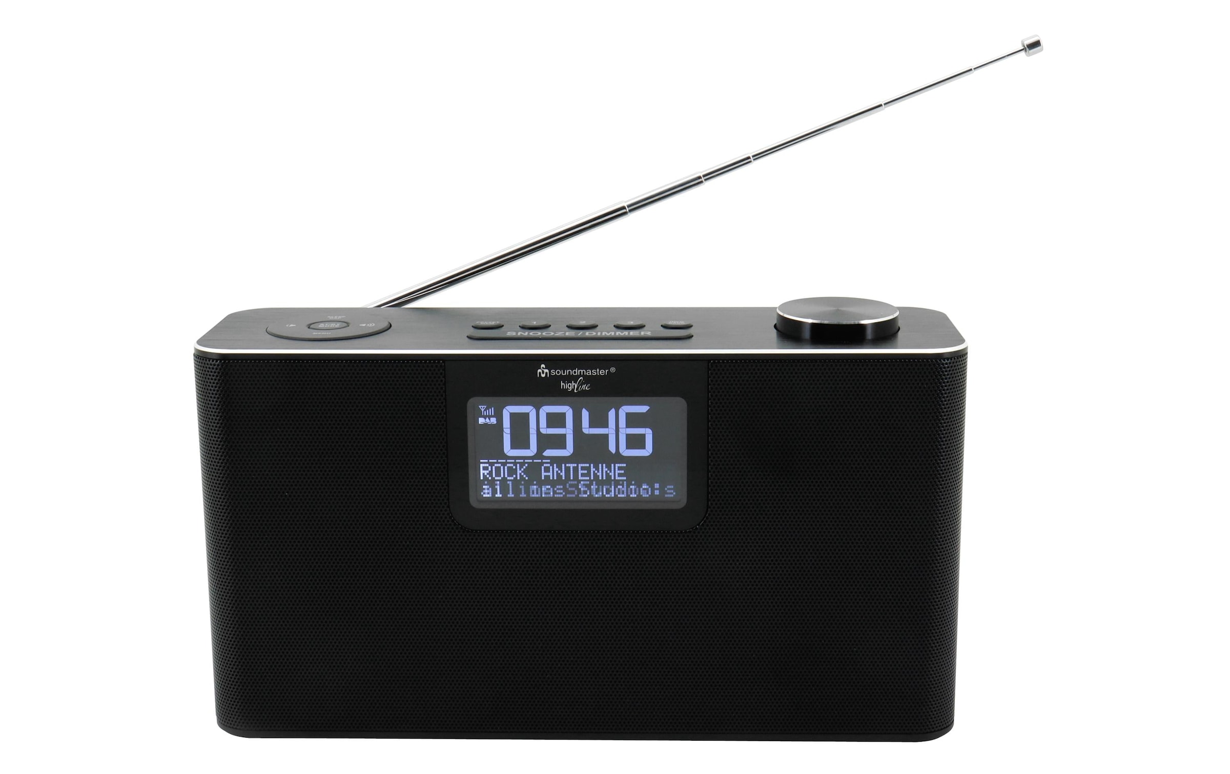 Soundmaster Digitalradio (DAB+) »DAB700SW Schwarz«, (Digitalradio (DAB+)-FM-Tuner)