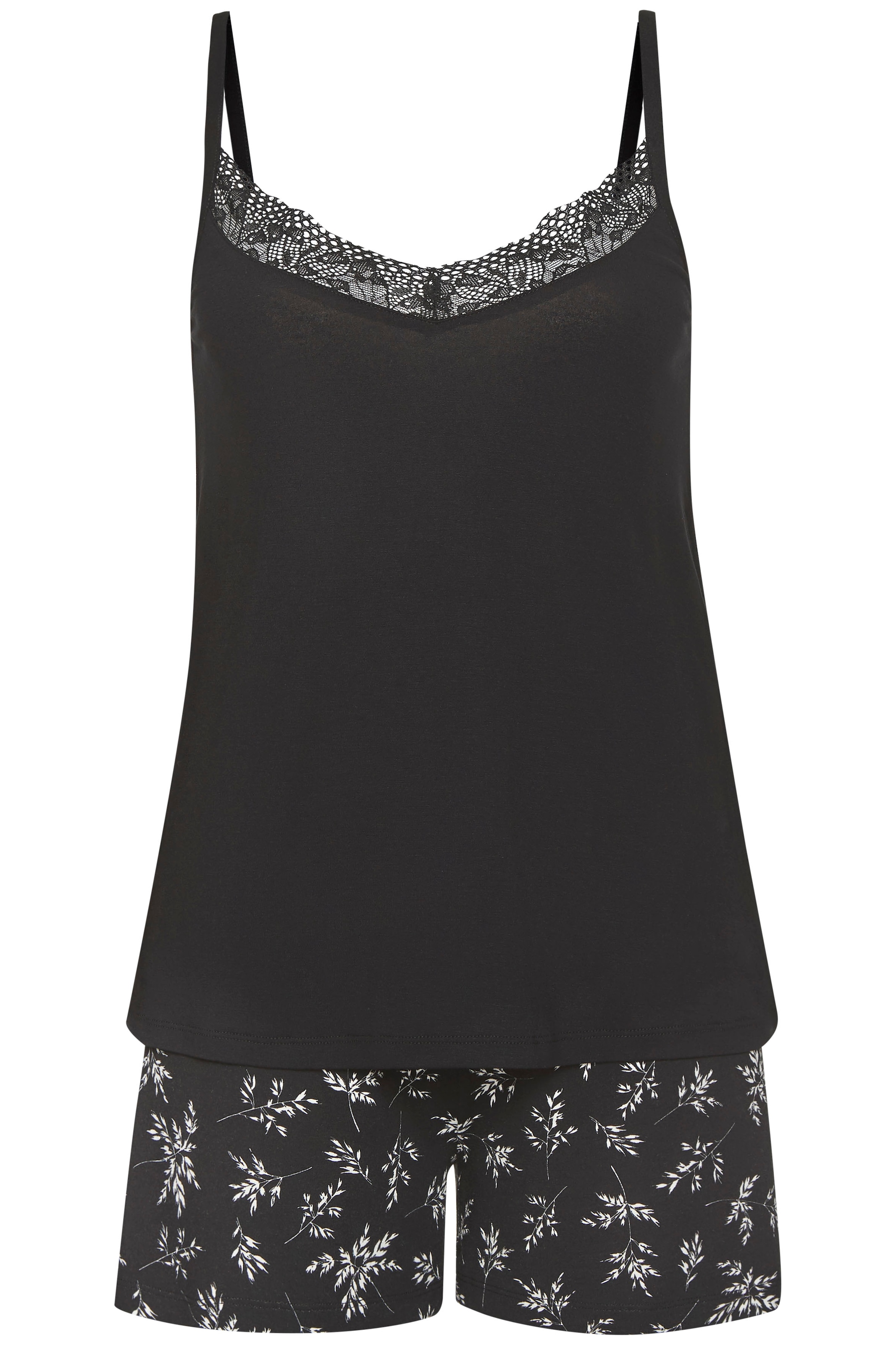 Vivance Dreams Shorty, (Set, 2 tlg.), mit hübschen Spitzendetails