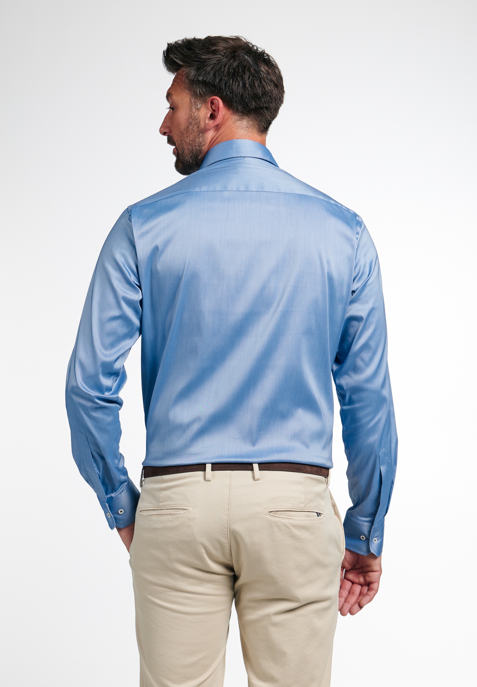 Eterna Langarmhemd »MODERN FIT« EASY IRON (bügelleicht)