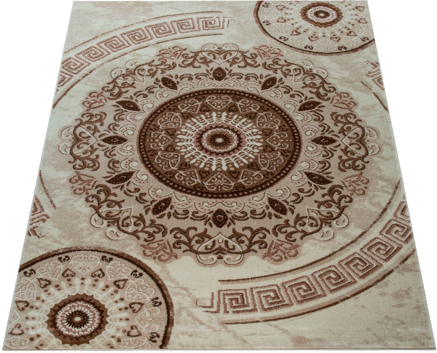 Image of Paco Home Teppich »New Florida 404«, rechteckig, 15 mm Höhe, Kurzflor, wohnliches Design, Ornamente, ideal im Wohnzimmer & Schlafzimmer bei Ackermann Versand Schweiz