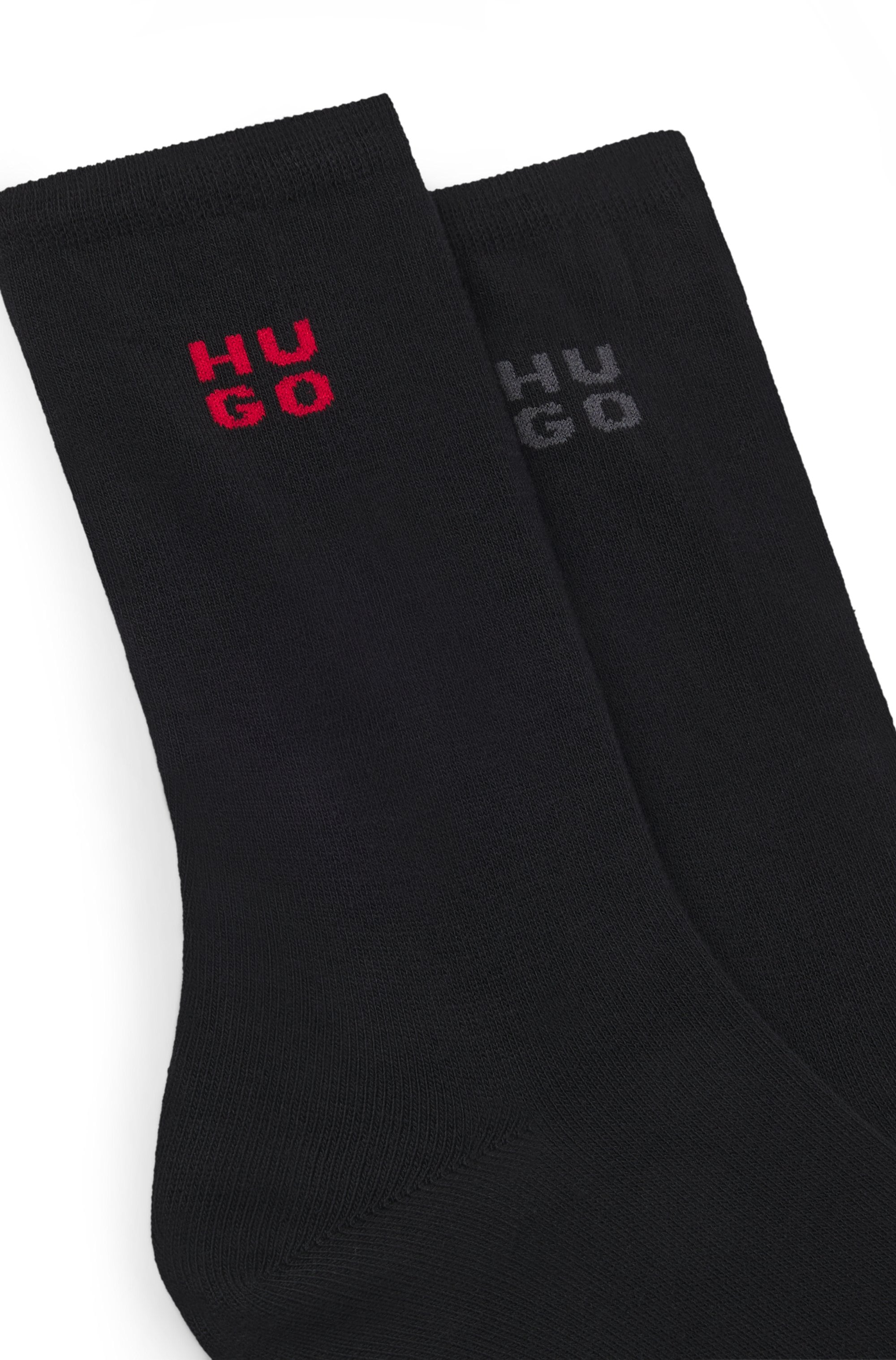 HUGO Underwear Chaussettes »2P RS UNI LOGO CC« 2 Couple tlg. mit dezentem Logo, nahtlose Verarbeitung