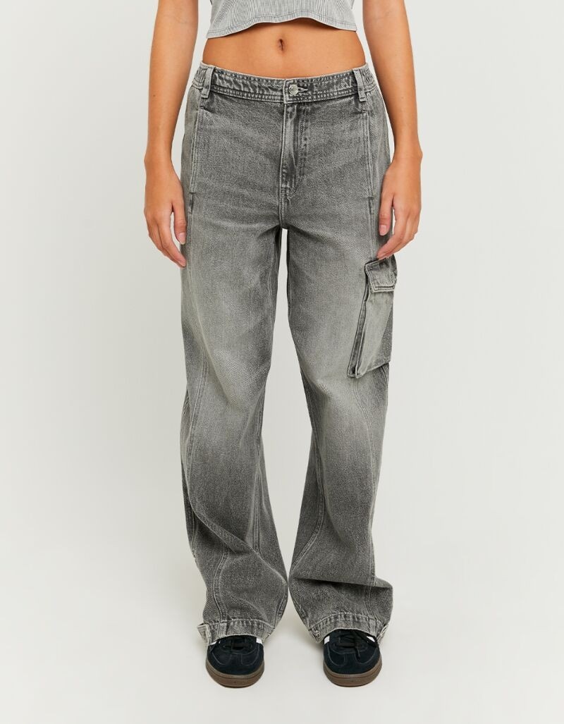 Tally Weijl Jeans cargo »SPADEGINNA« Baumwolle , baggy