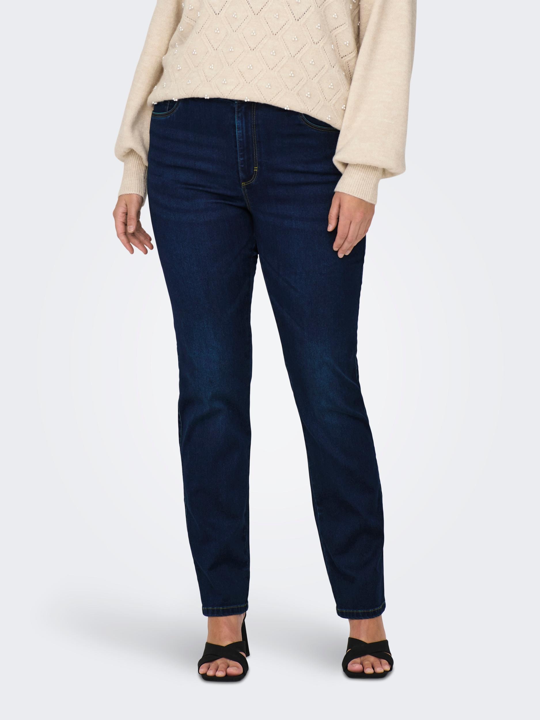 High-waist-Jeans »CARAUGUSTA HW STRAIGHT DNM BJ61-2 NOOS«