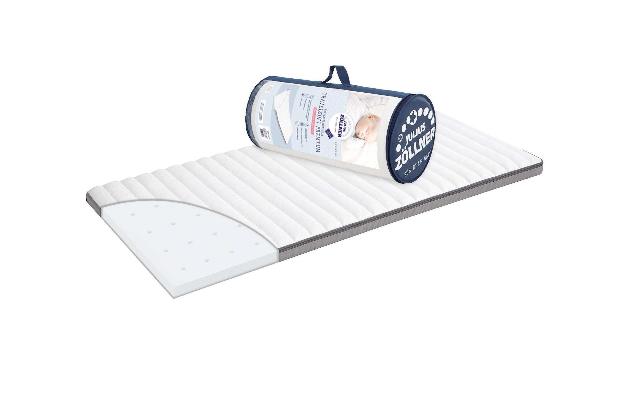 Julius Zöllner Babymatratze »Travelsoft Premium 60 x 120 cm Wiss«, 5 cm hoch, (1 St.)