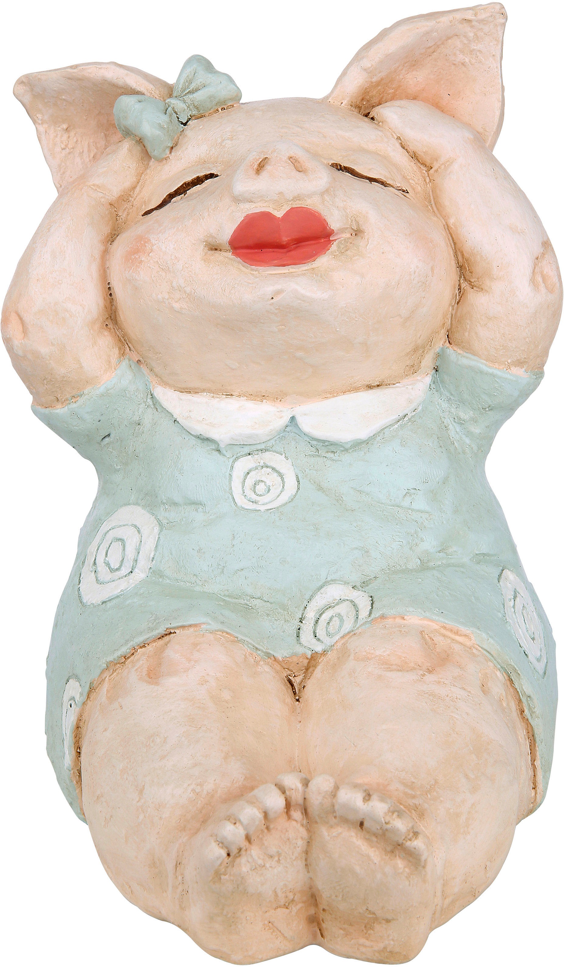 Image of GILDE Dekofigur »Schwein Rosalie Nichts hören«, (1 St.), Dekoobjekt, Tierfigur, Höhe 18,5 cm, Wohnzimmer bei Ackermann Versand Schweiz