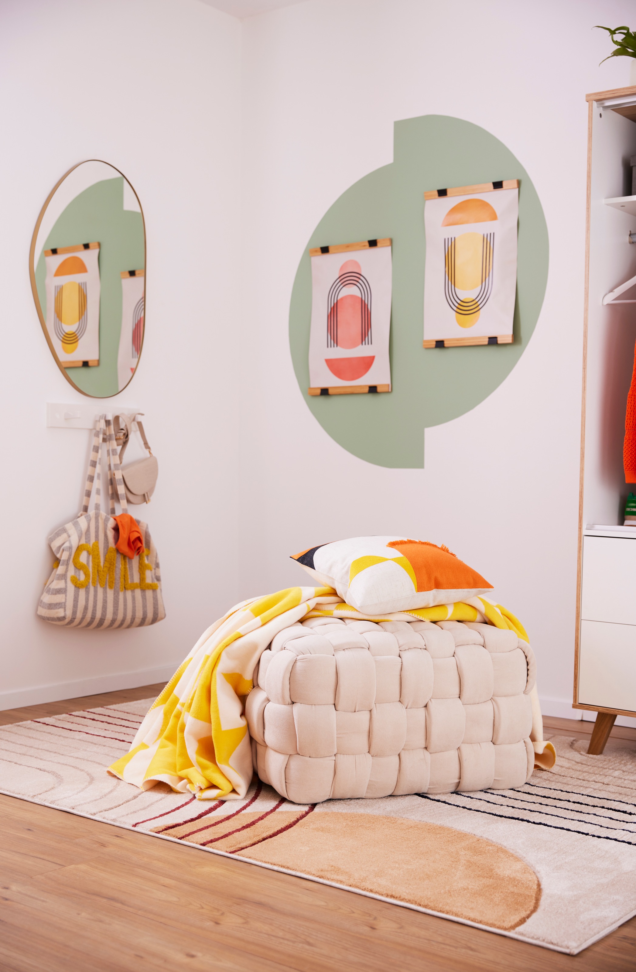 Carpet City Tapis »BONITO 7170« Rectangulaire 11 mm Höhe Läufer, Flachflor, Hochtief-Muster/ 3D-Effekt, Geo-Muster, Wohnzimmer