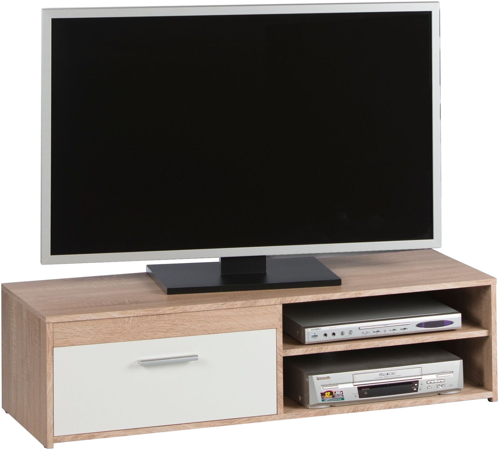 Image of Stolkom TV-Schrank "Gemma" 2 offenen Fächern und 1 Klappe, TV bis 42 zoll geeignet