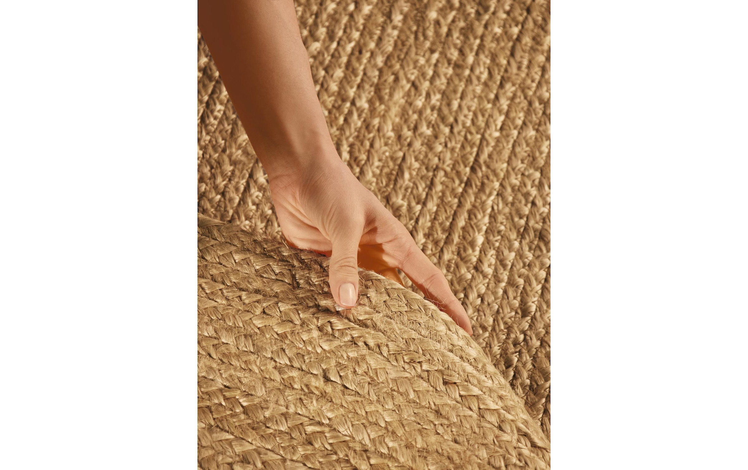 HANSE Home Teppich »Rangpur Juteteppich, in rund und oval« oval 10 mm Höhe handgewebt, 100% Jute , Natur, Wohnzimmer, Flur, Boho, Skandi