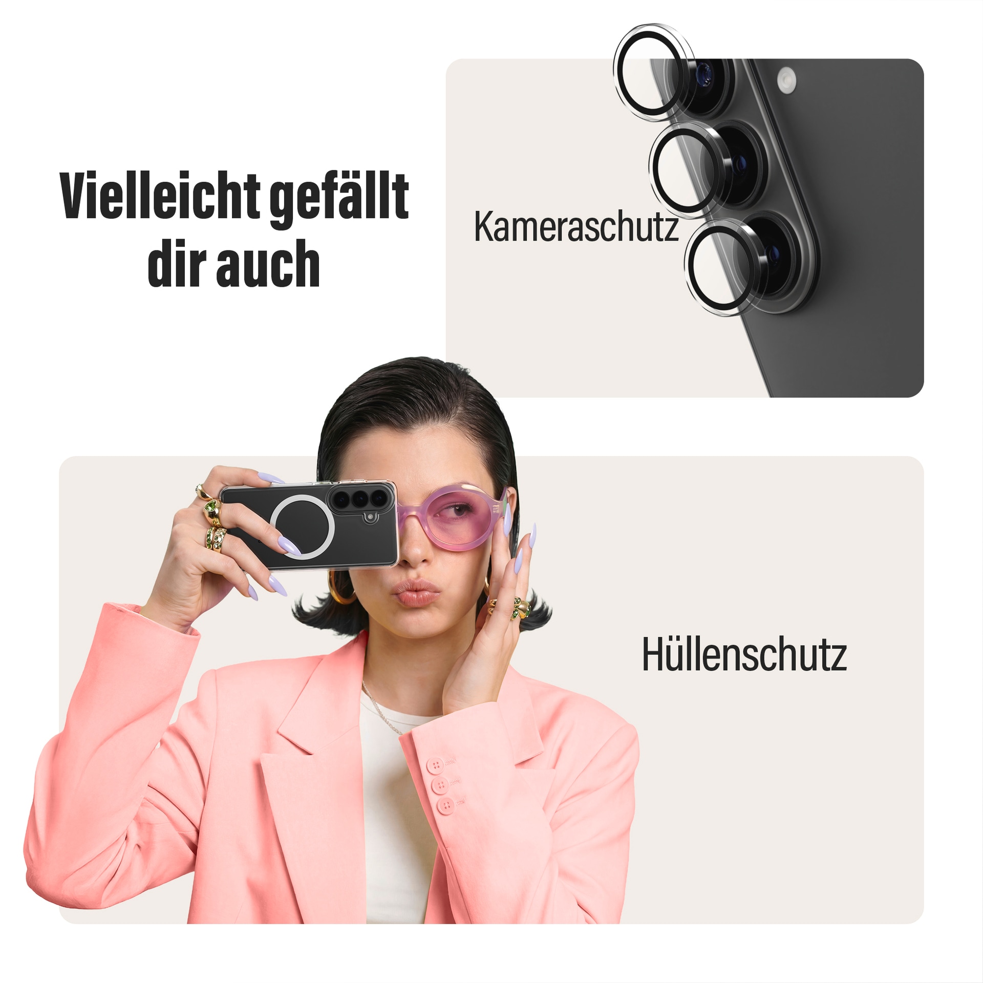 CARE by PanzerGlass Displayschutzglas »Screen Protector« für Samsung Galaxy S26+ Displayschutzfolie, Schutzfolie, Bildschirmschutz, kratz- & stossfest