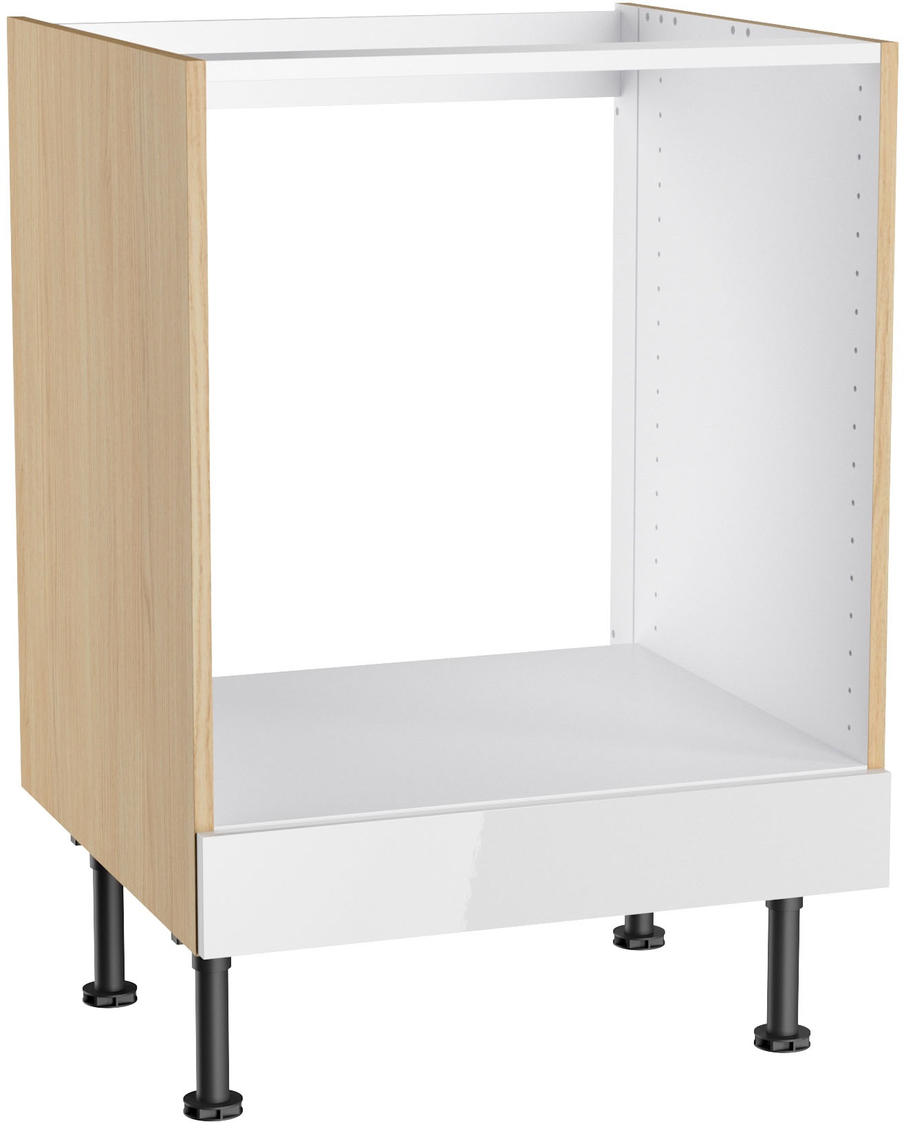 KOCHSTATION Armoire encastrée pour cuisinière »KS-Lucy« Breite 60 cm, 1 Blende, höhenverstellbare Füsse