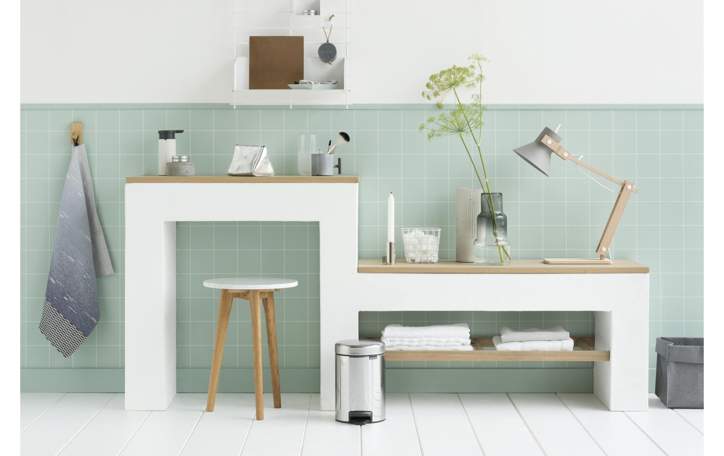 Brabantia Kosmetikeimer »NewIcon 3 l, Brilliant Steel«, 1 Behälter