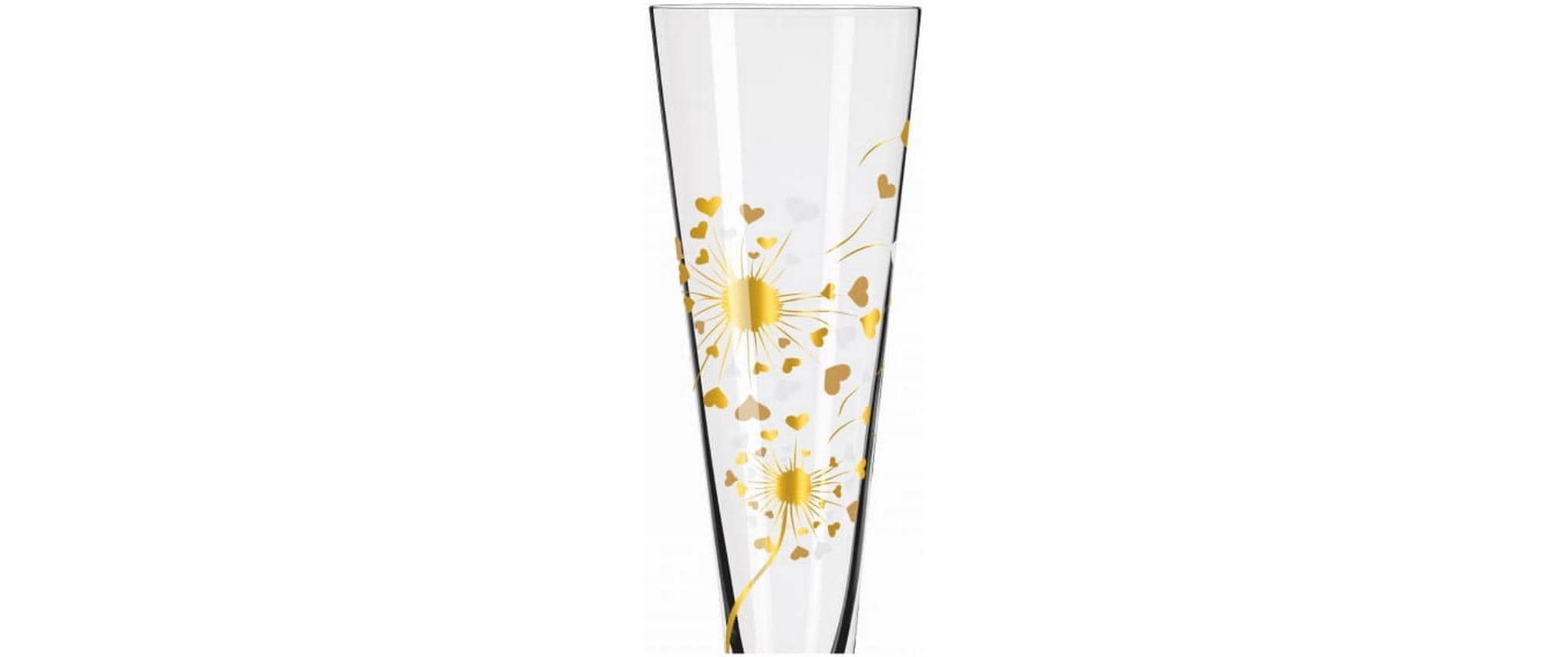 Ritzenhoff Champagnerglas »Goldfarbennacht F24 205 ml 2 Stück«, (2 tlg.)