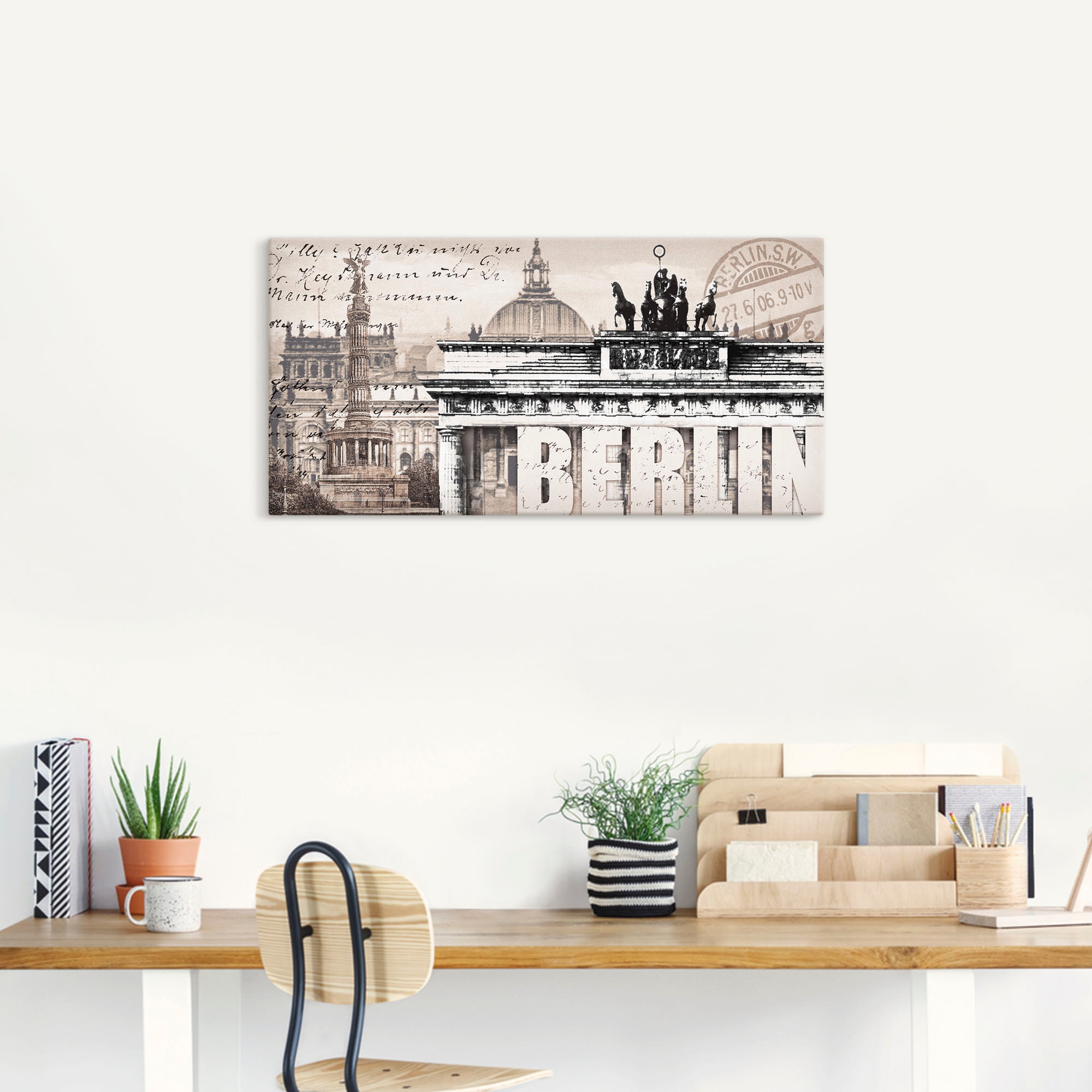 Artland Wandbild »Berlin II«, Deutschland, (1 St.), als Leinwandbild, Poster, Wandaufkleber in verschied. Grössen