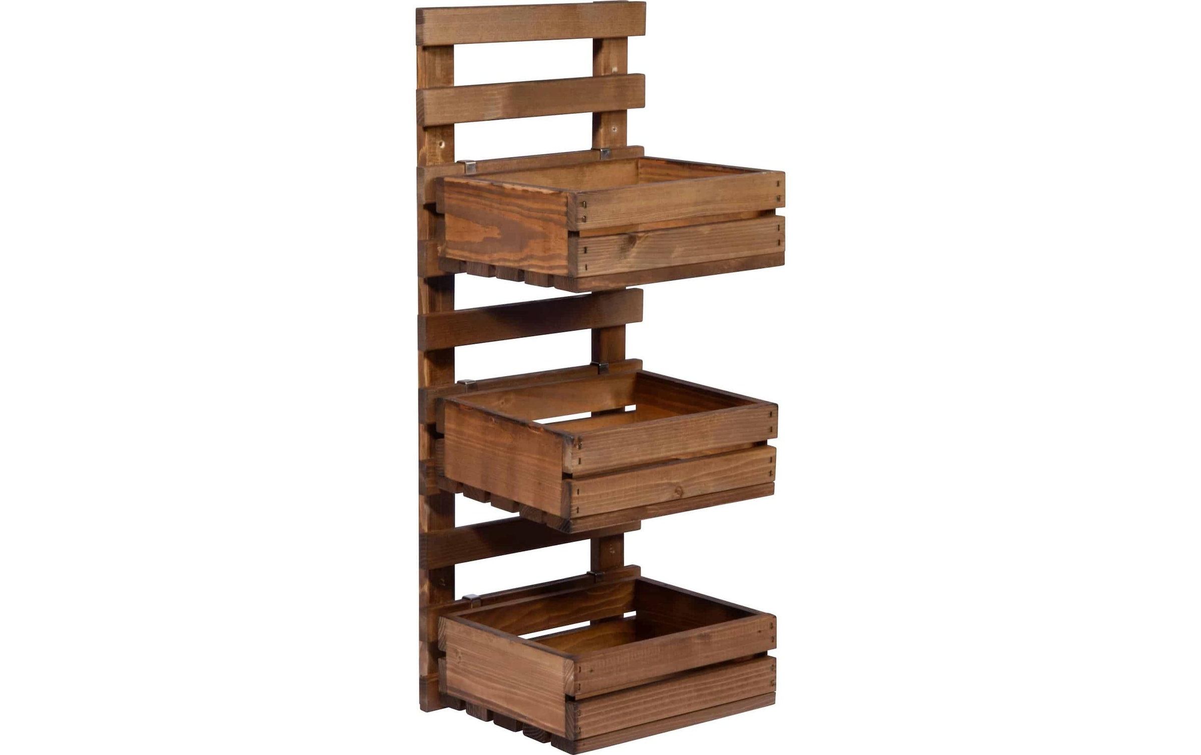 dobar Hochbeet »3-stufige Blumenleiter für die Wandmontage«