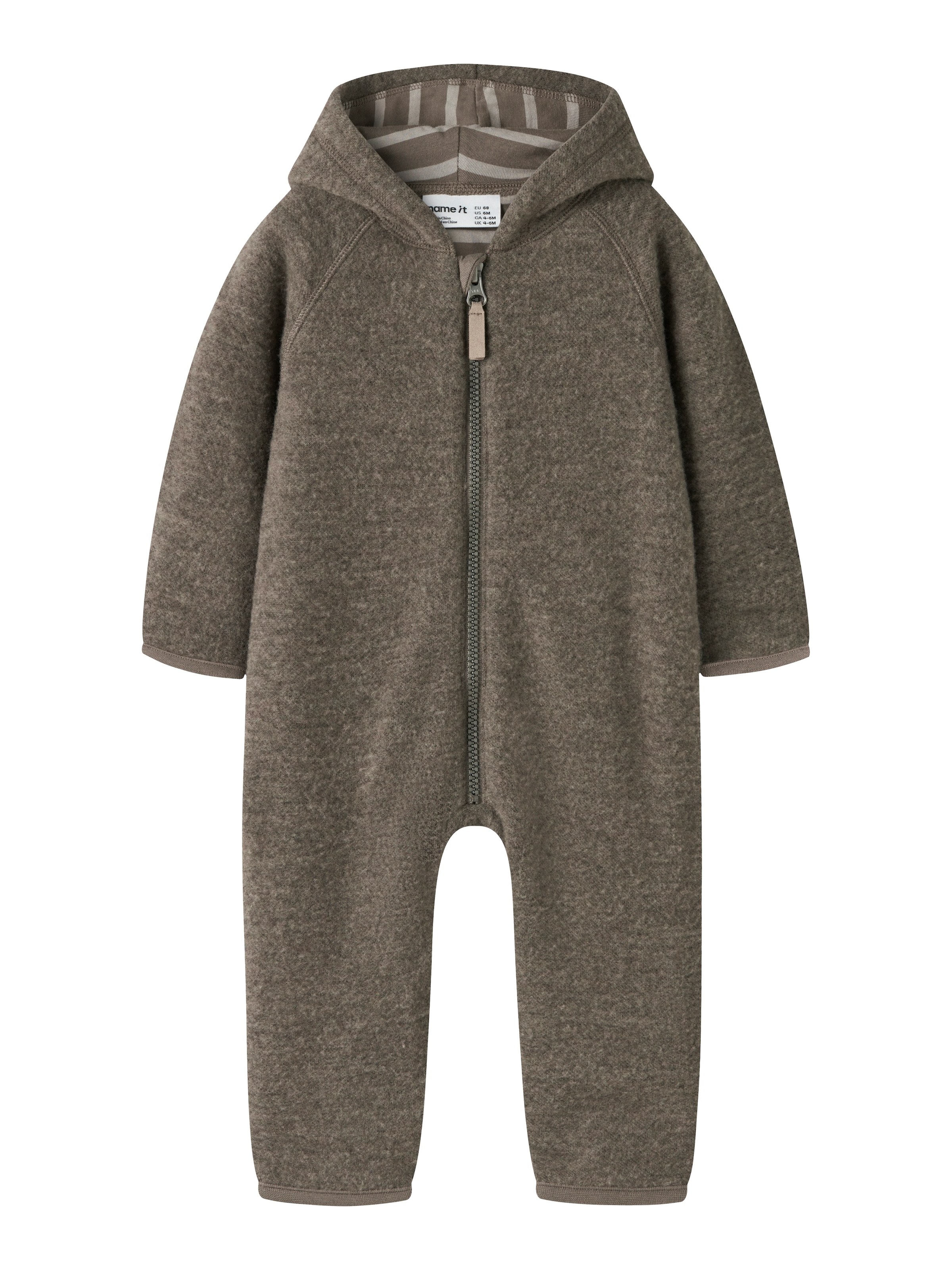 Image of Name It Overall "NBFWMINO WOOL BRU SUIT W/LINING" Wolle