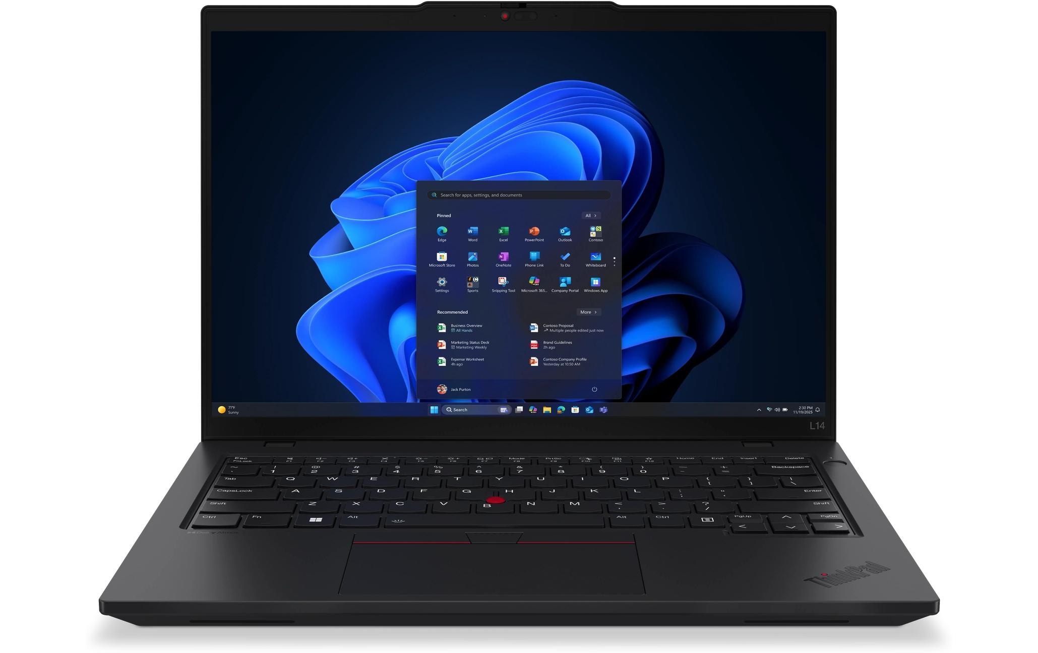 Lenovo Ordinateur portable »ThinkPad L14 Gen 6 (AMD)« / 14 ″ AMD Ryzen 5 512 GB SSD