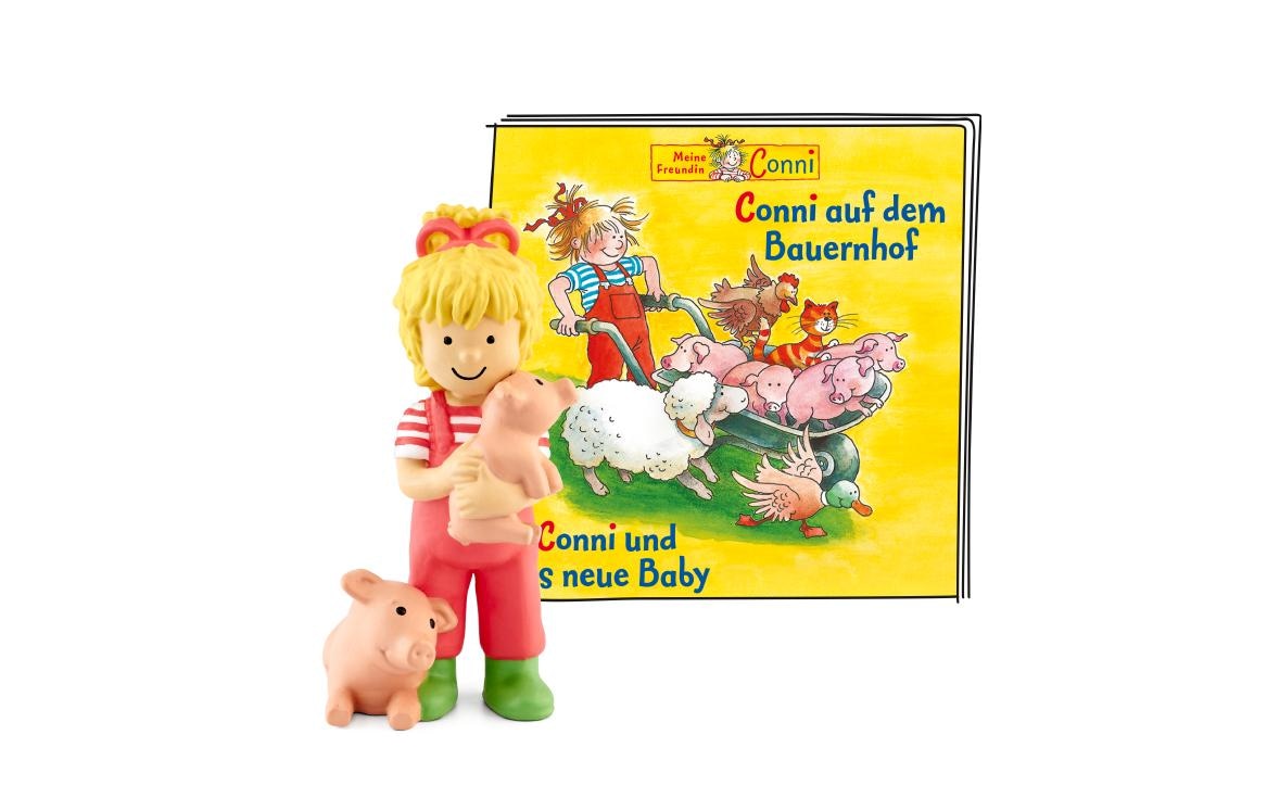 tonies Personnage de feuilleton audio »Conni auf dem Bauernhof – Conni und das neue Baby«