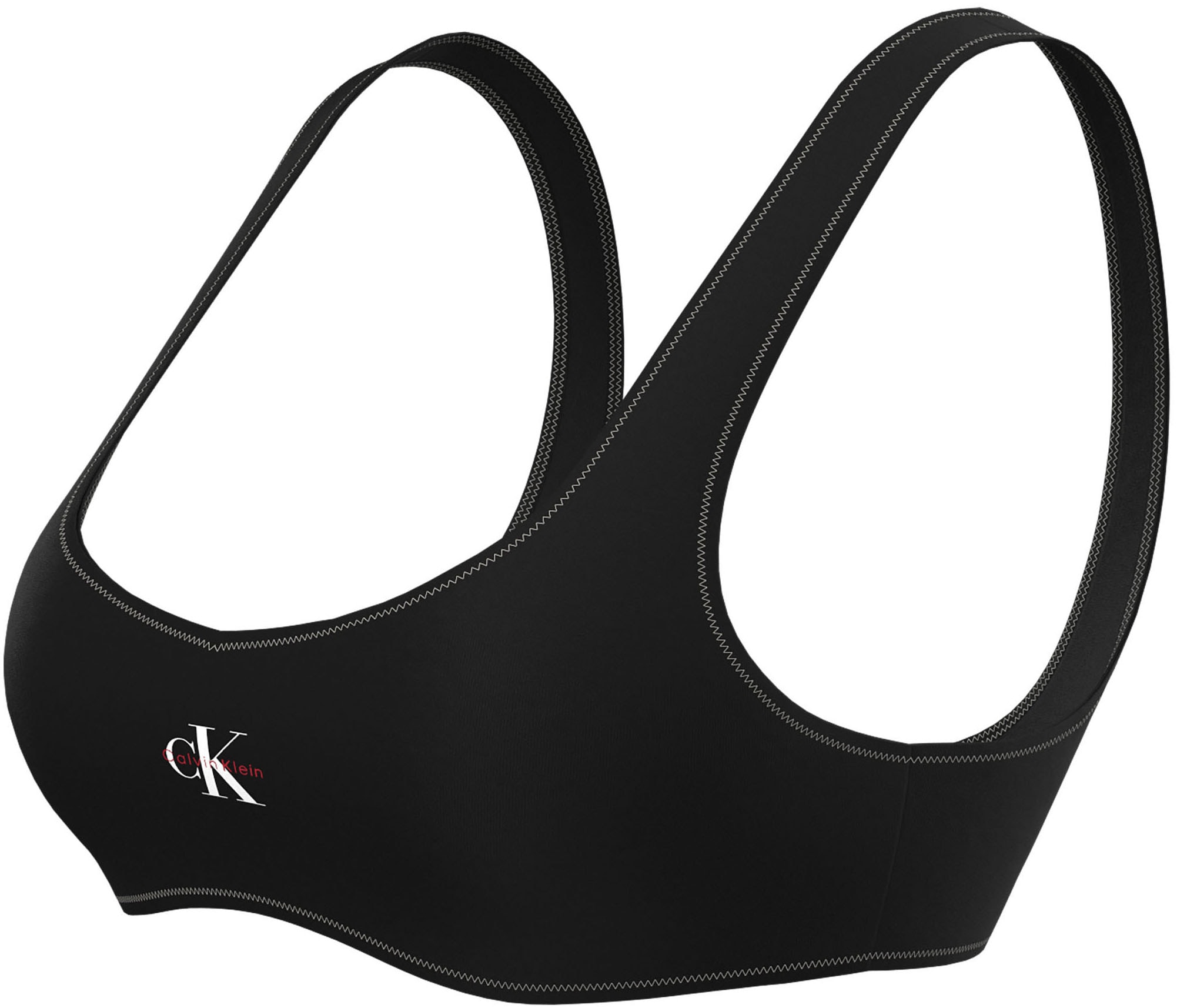 Calvin Klein Swimwear Bustier-Bikini-Top Körpernahe Passform
