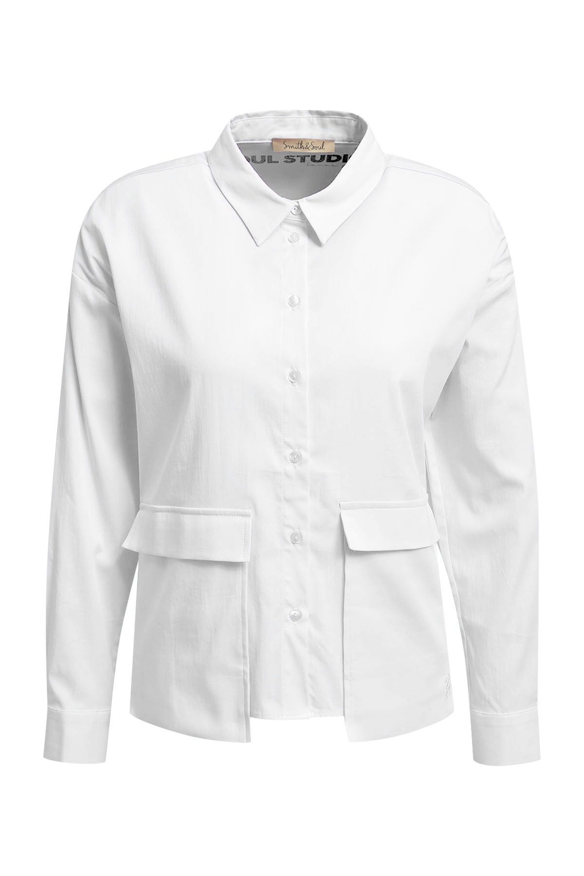 Smith & Soul Hemdbluse mit Pattentaschen vorn