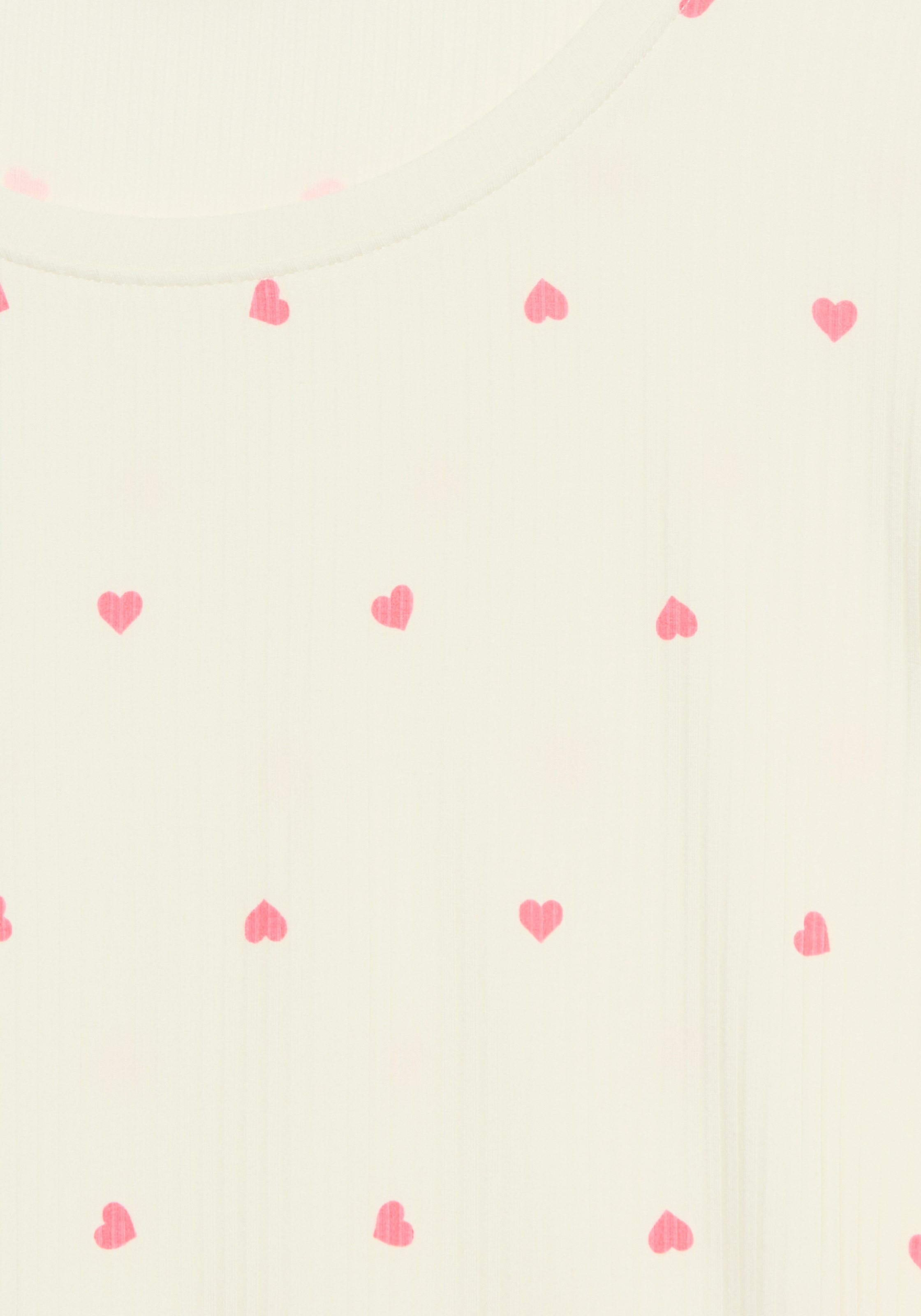 Vivance Dreams Pyjama Set, 2-teilig, 2 tlg. mit süssem Herzchendruck