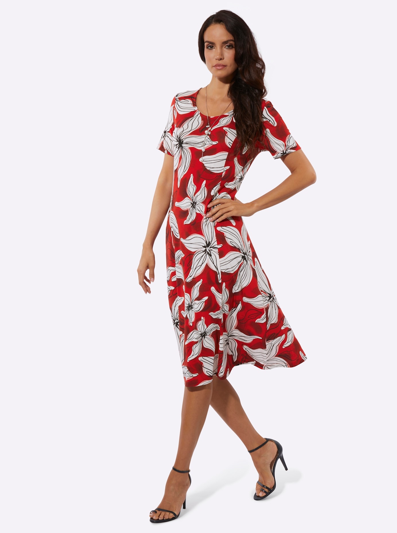 creation L Robe en jersey »Lyocell-Kleid«