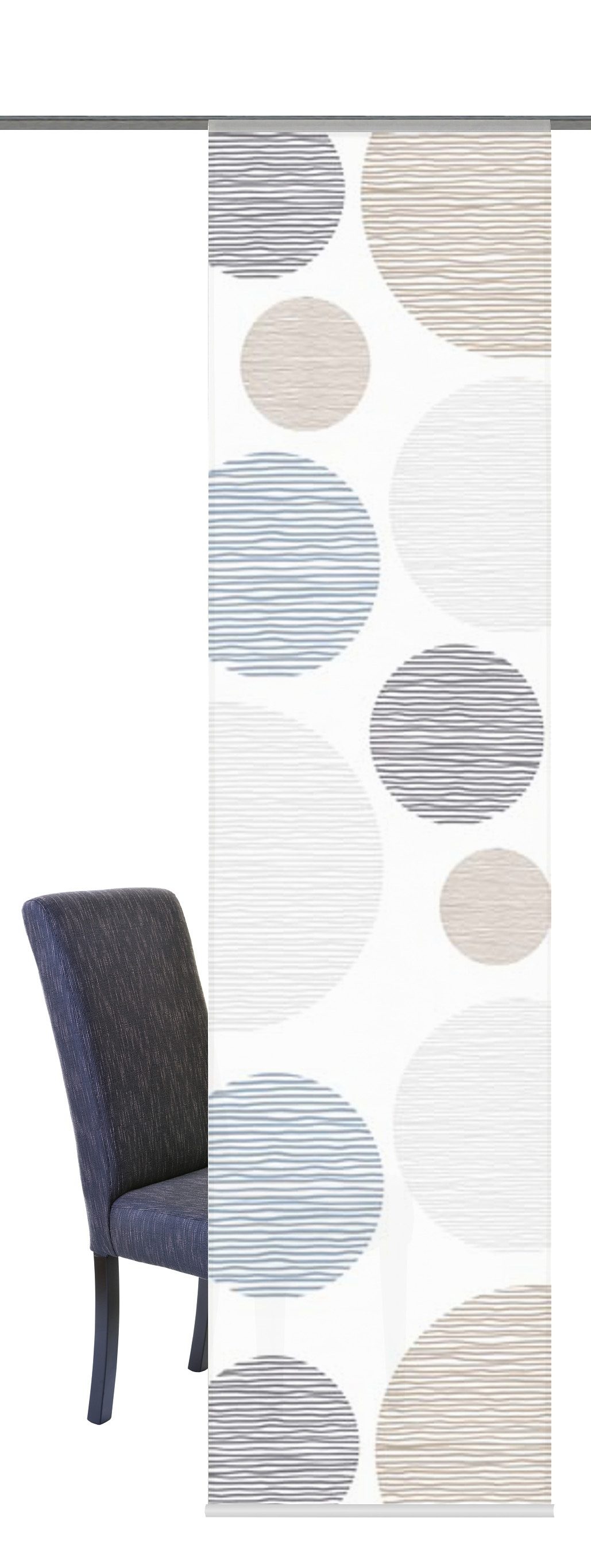 Image of HOME WOHNIDEEN Schiebegardine »Corry«, (1 St.), HxB: 245x60, inkl. Befestigungszubehör bei Ackermann Versand Schweiz