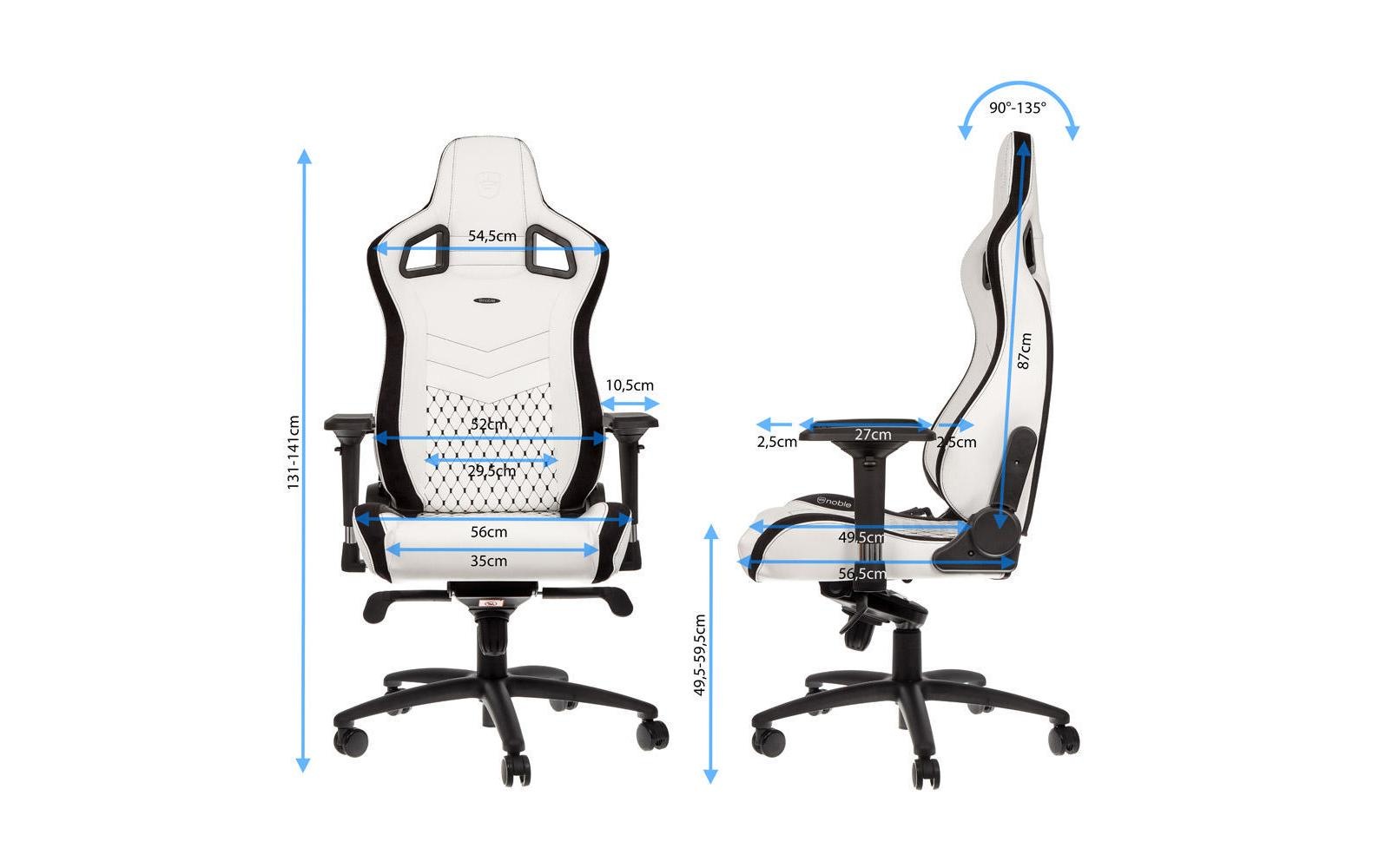 Gaming-Stuhl »noblechairs EPIC Weiss«