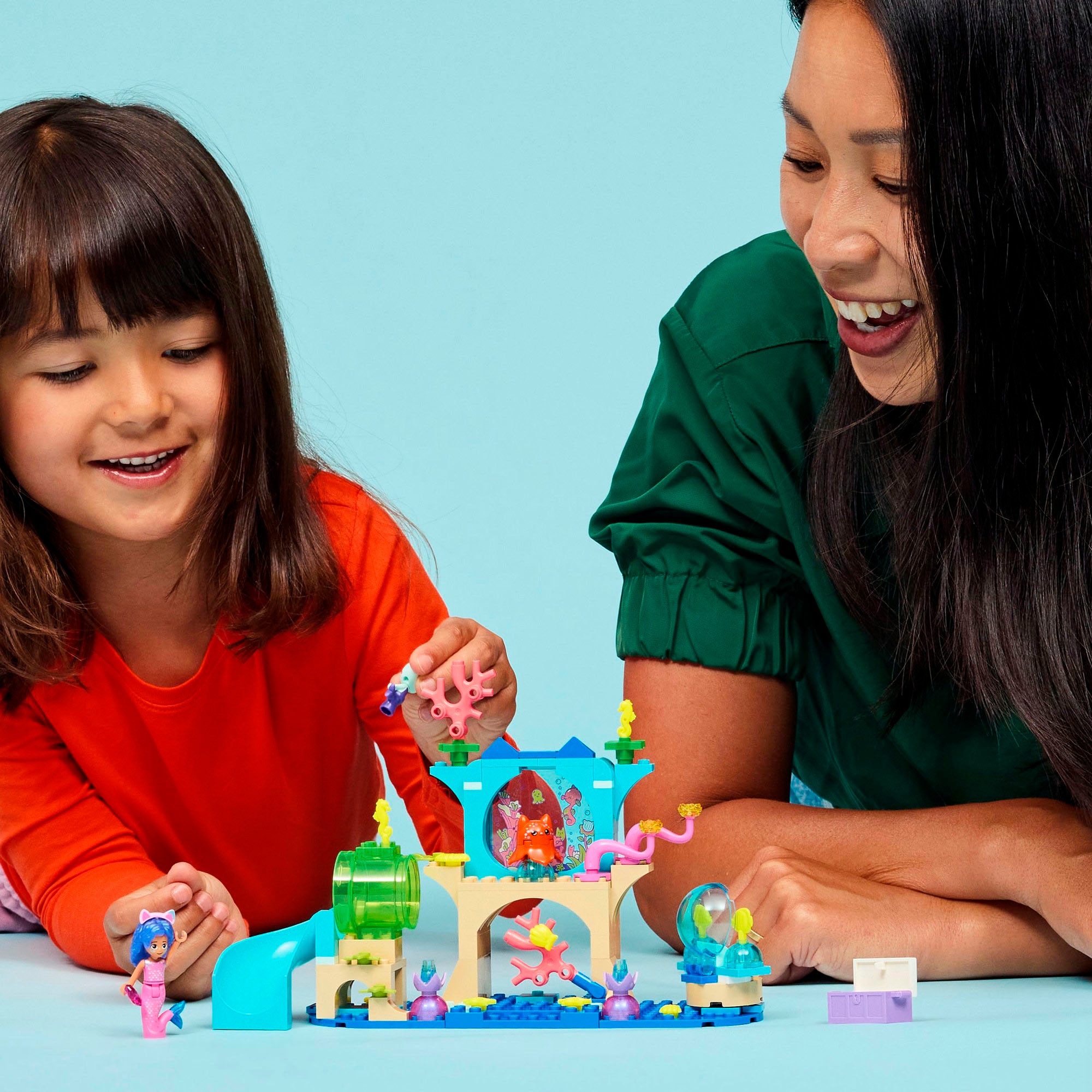 LEGO® Konstruktionsspielsteine »Meerjungfrau Gabbys Aquarium Abenteuer (11204), LEGO Gabby's Dollhouse« Made in Europe