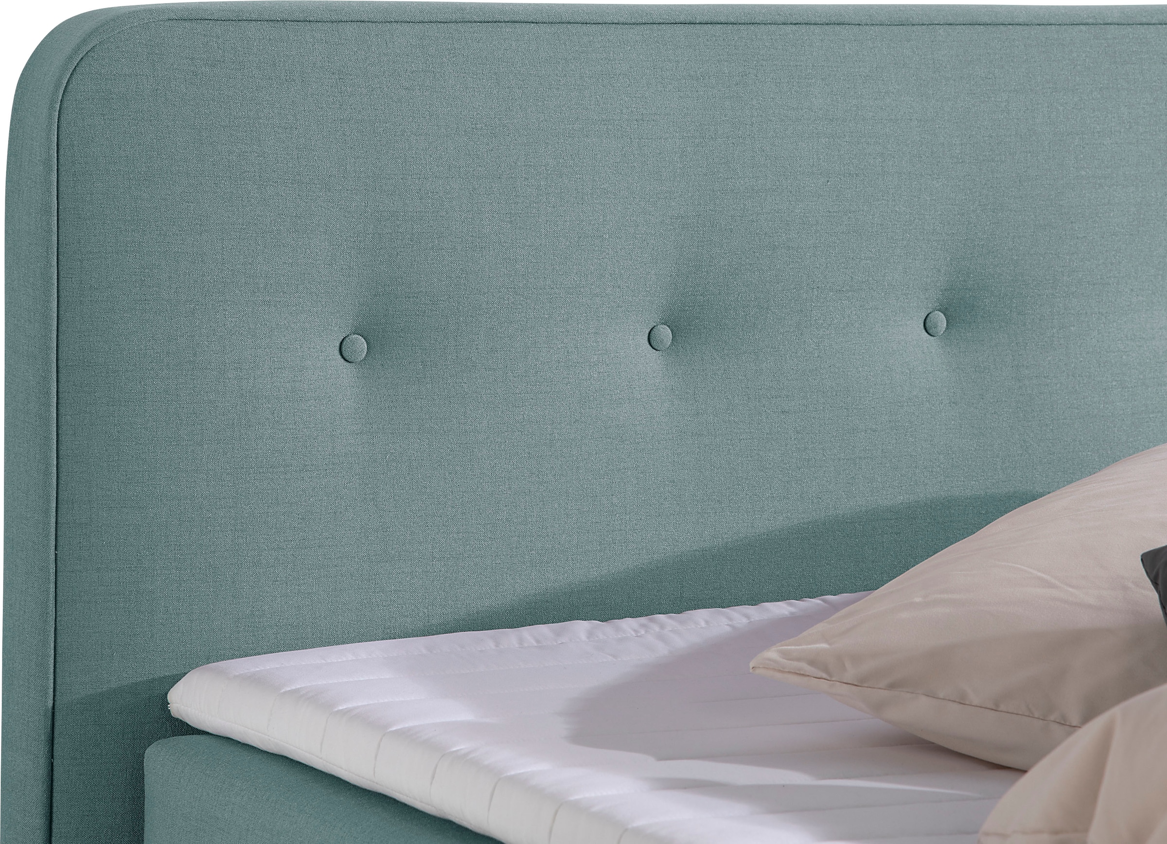 Home affaire Boxspringbett »Fargo« in Überlänge 220 cm, mit Topper, 3 Ausführungen, 4, Breiten