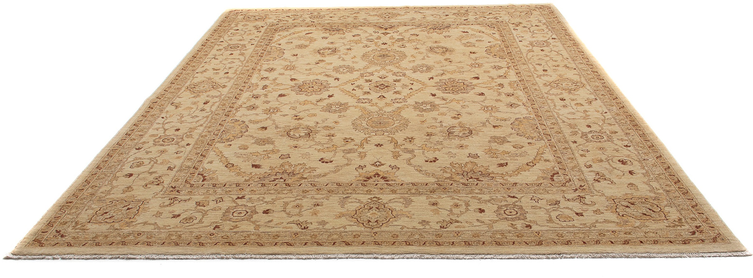 Image of morgenland Orientteppich »Ziegler - 307 x 241 cm - hellbraun«, rechteckig, 6 mm Höhe, Wohnzimmer, Handgeknüpft, Einzelstück mit Zertifikat bei Ackermann Versand Schweiz