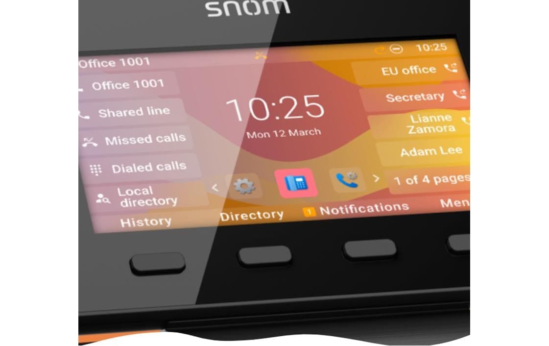 Snom Festnetztelefon »D865 Schwarz«