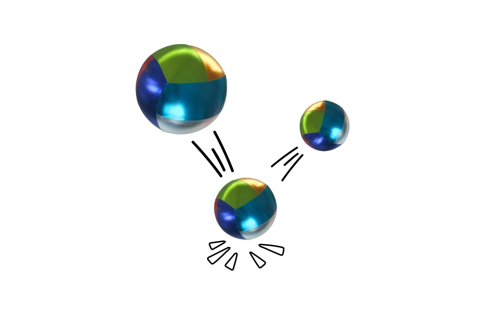 alldoro Spielball »XXL Metallic Ball«