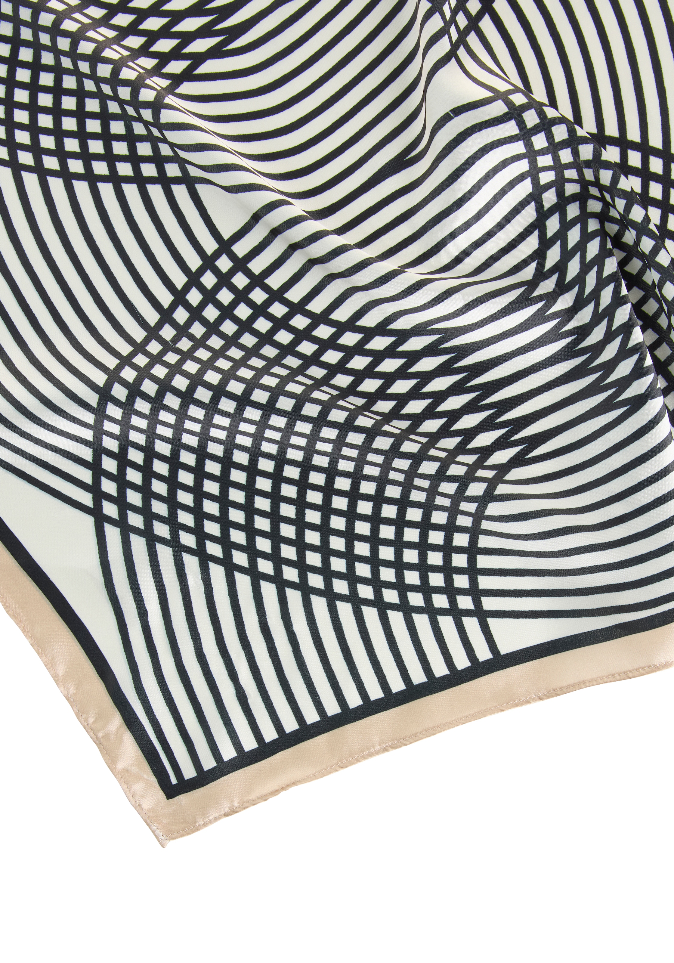 Laura Scott Foulard nicki mit modischem Graphik-Design in Kreis-Optik - NEW