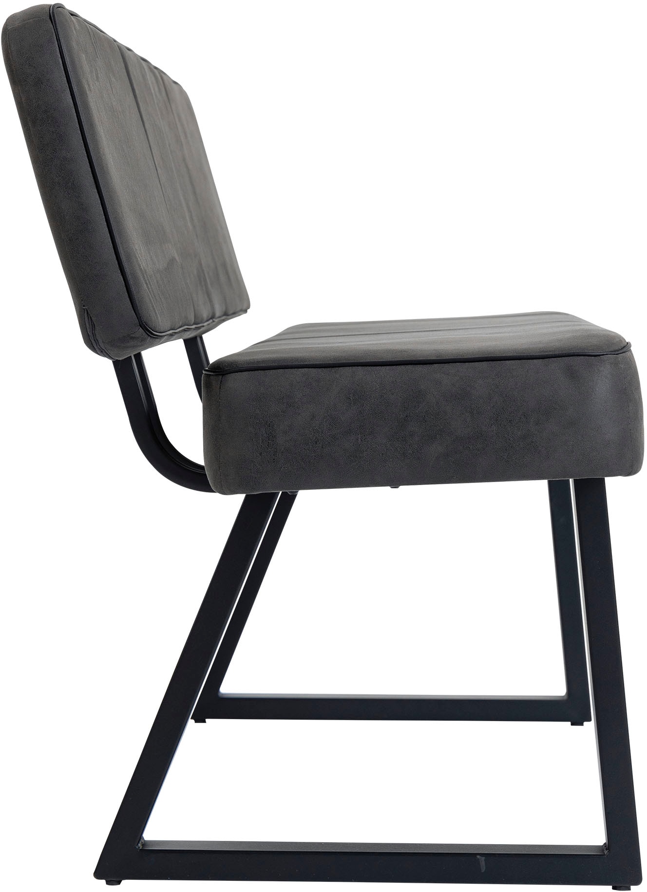 Duo Collection Banc »Tara Bank mit Rückenlehne« revêtement microfibre de haute qualité, avec ressorts ensachés, supporte jusqu'à 260 kg