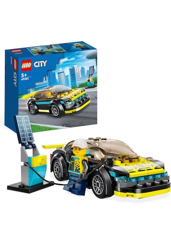 LEGO® Konstruktionsspielsteine »Elektro-Sportwagen (60383), LEGO® City«, (95 St.),... kaufen