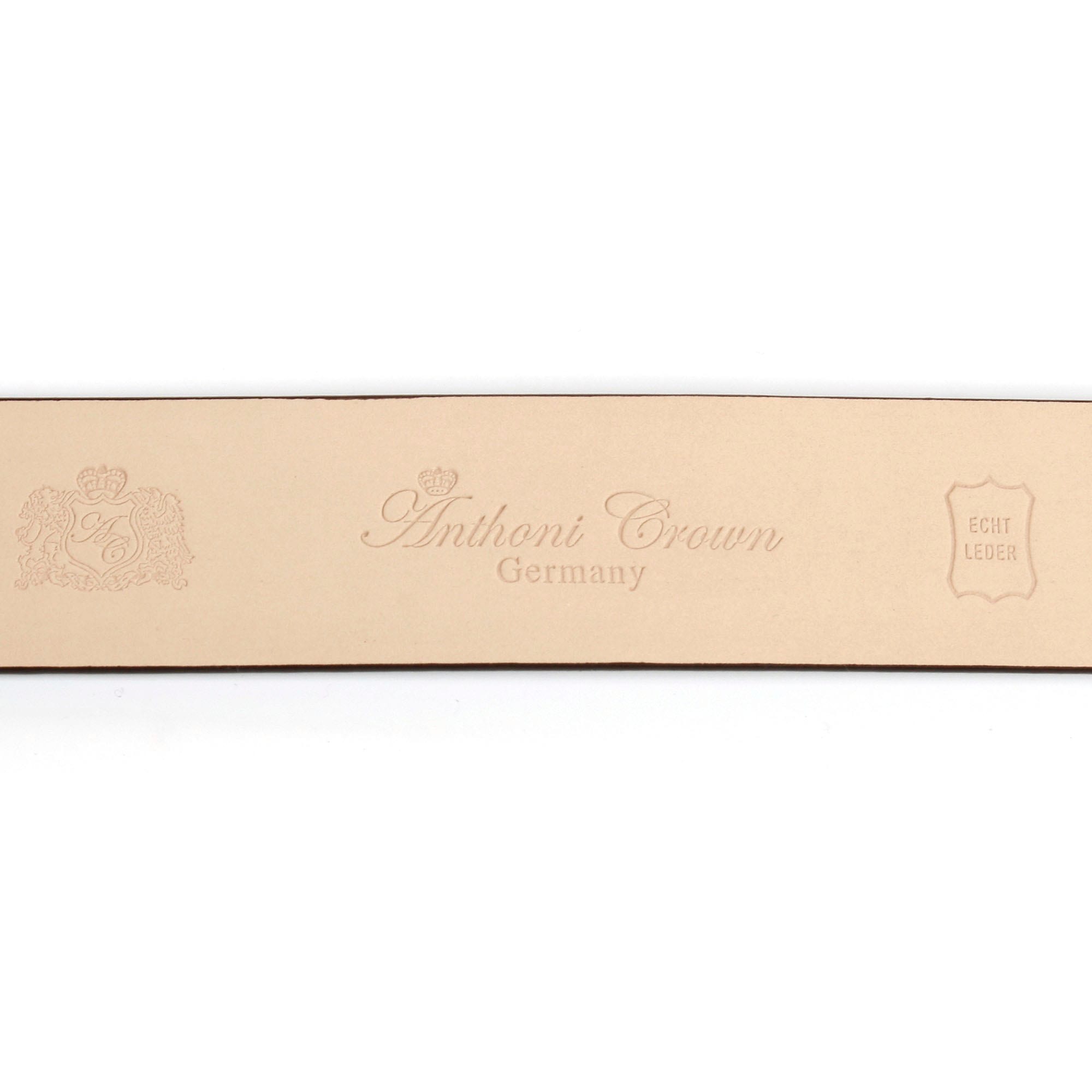 ♕ Anthoni Crown goldfarbener mit drehendem Steuerruder Ledergürtel, Automatik-Schliesse und kaufen versandkostenfrei