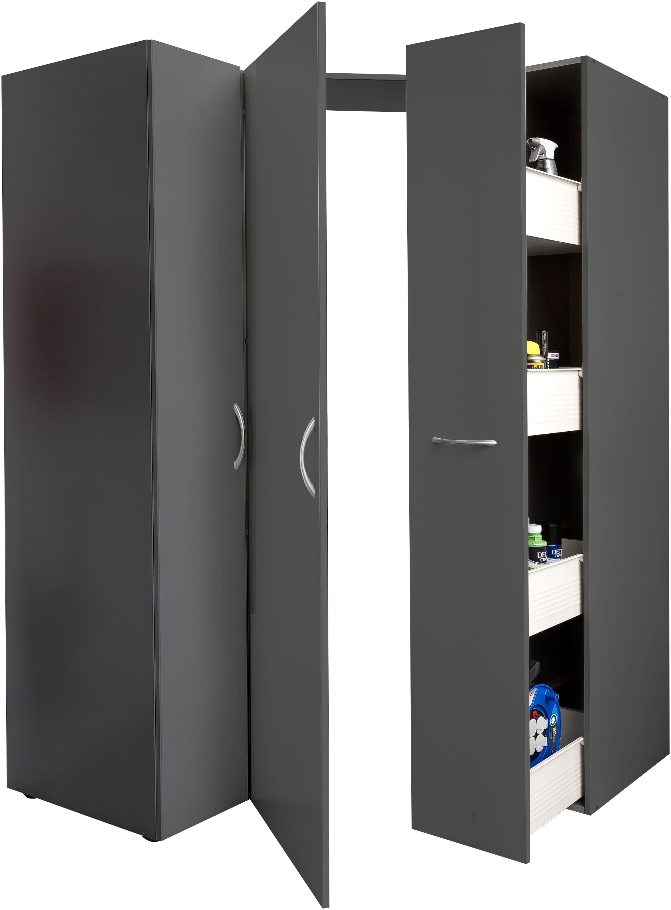 Wimex Mehrzweckschrank-Set »Multiraumkonzept, 3-teiliges Set, Stauraumwunder«