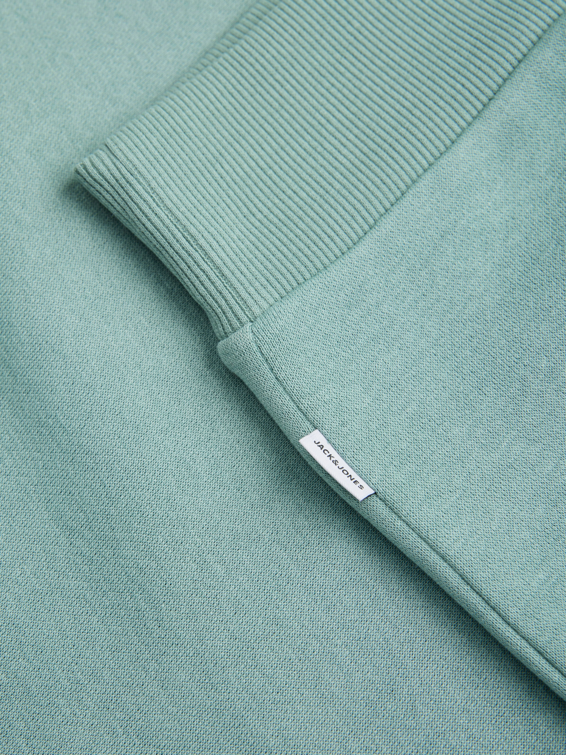 Jack & Jones Sweatshirt »JJEBRADLEY SWEAT HALF ZIP NOOS«, Materialmix, relaxed fit
