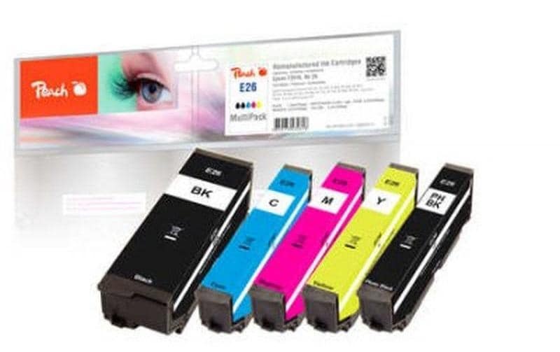 Peach Tintenpatrone »Epson No. 26«, (5 St.)