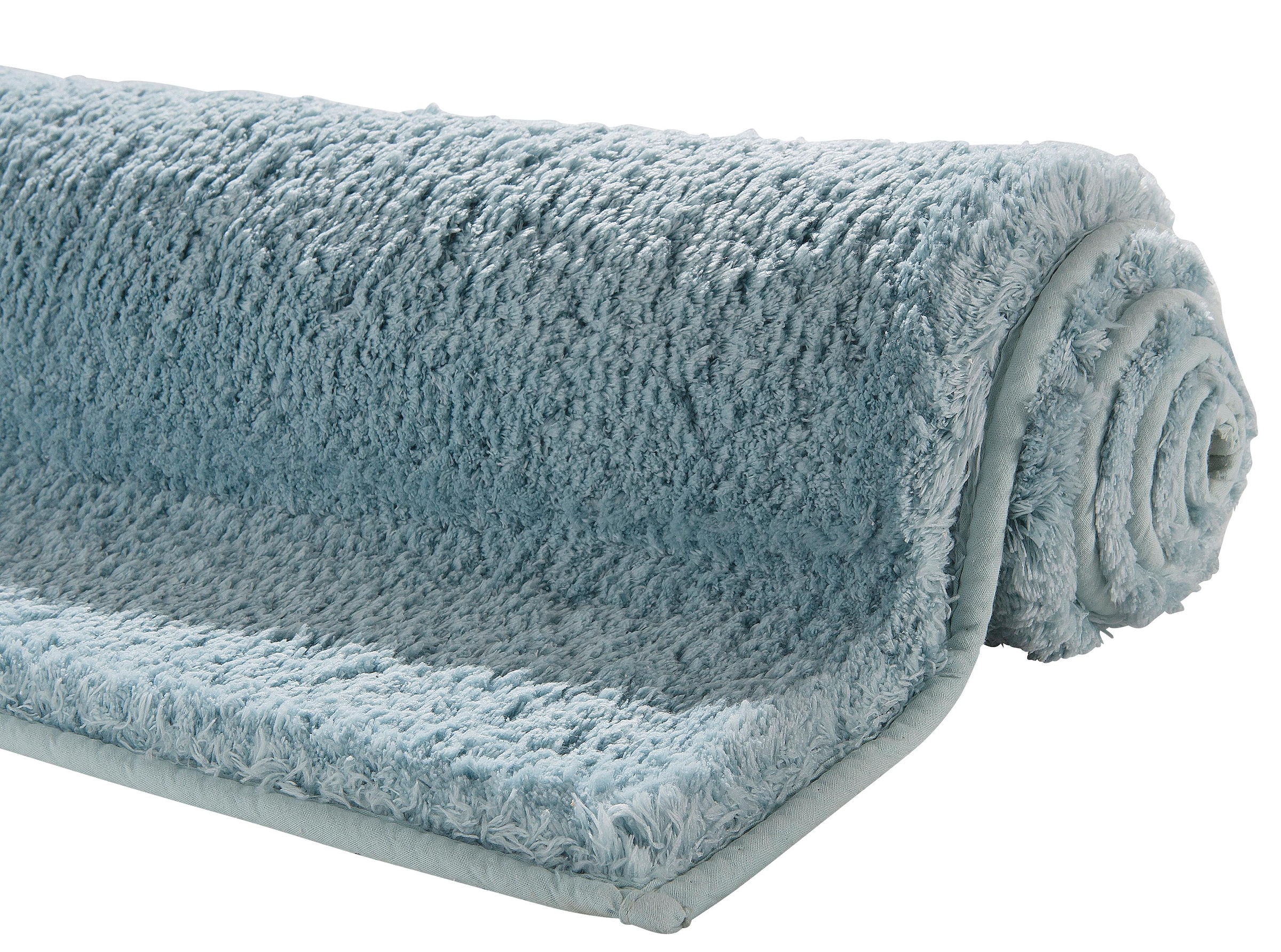 my home Badematte »Jos, Badvorleger, Badezimmer Teppich«, rutschhemmend beschichtet, fussbodenheizungsgeeignet-schnell trocknend, Badematten in Pastell-Farben, Badteppich als 3 teiliges Set erhältlich