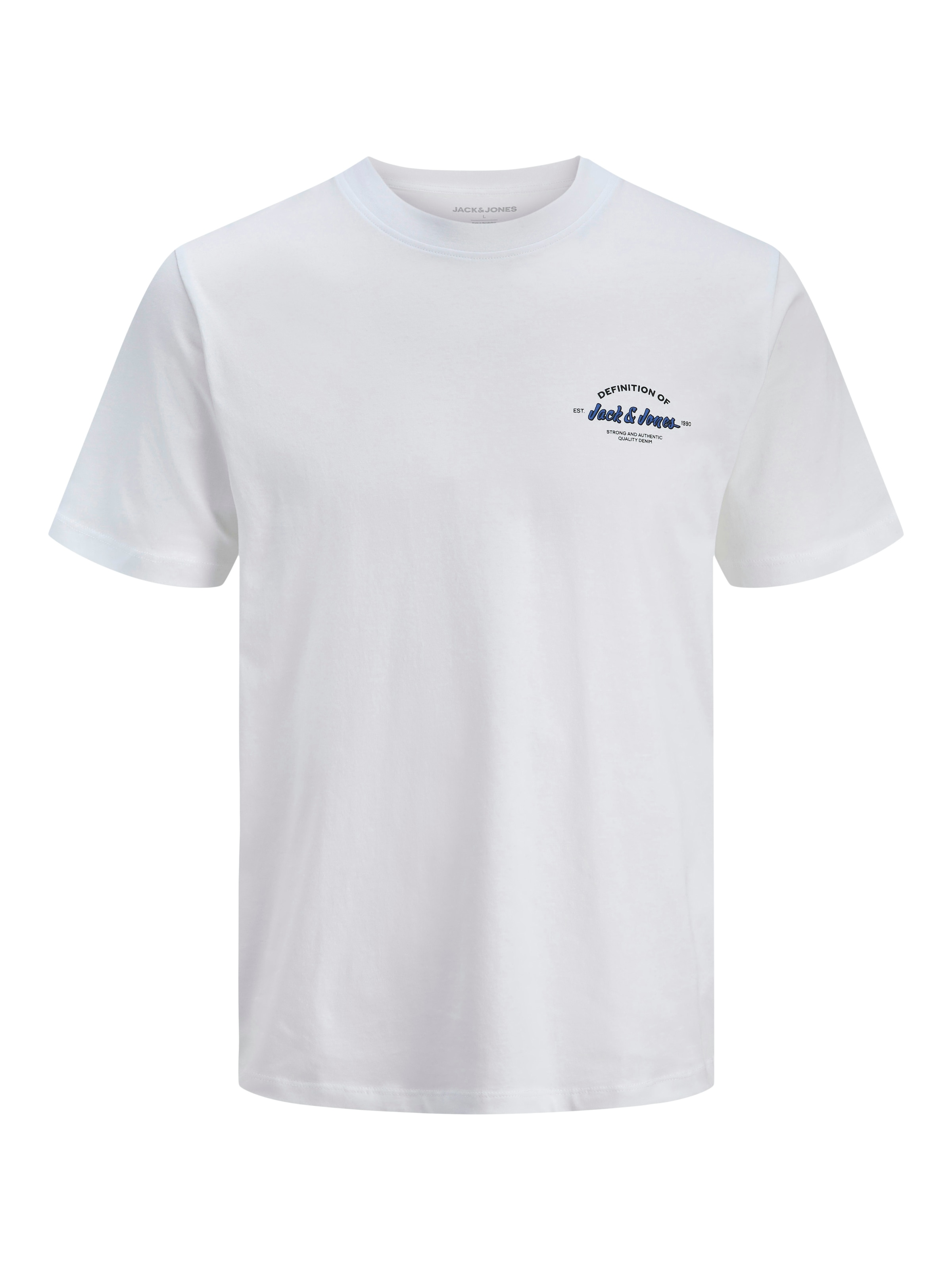 Jack & Jones T-shirt »JJBRANDON TEE SS CREW NECK 3PK MP« Packung, 3 pièces mit kleinem Brustmotiv