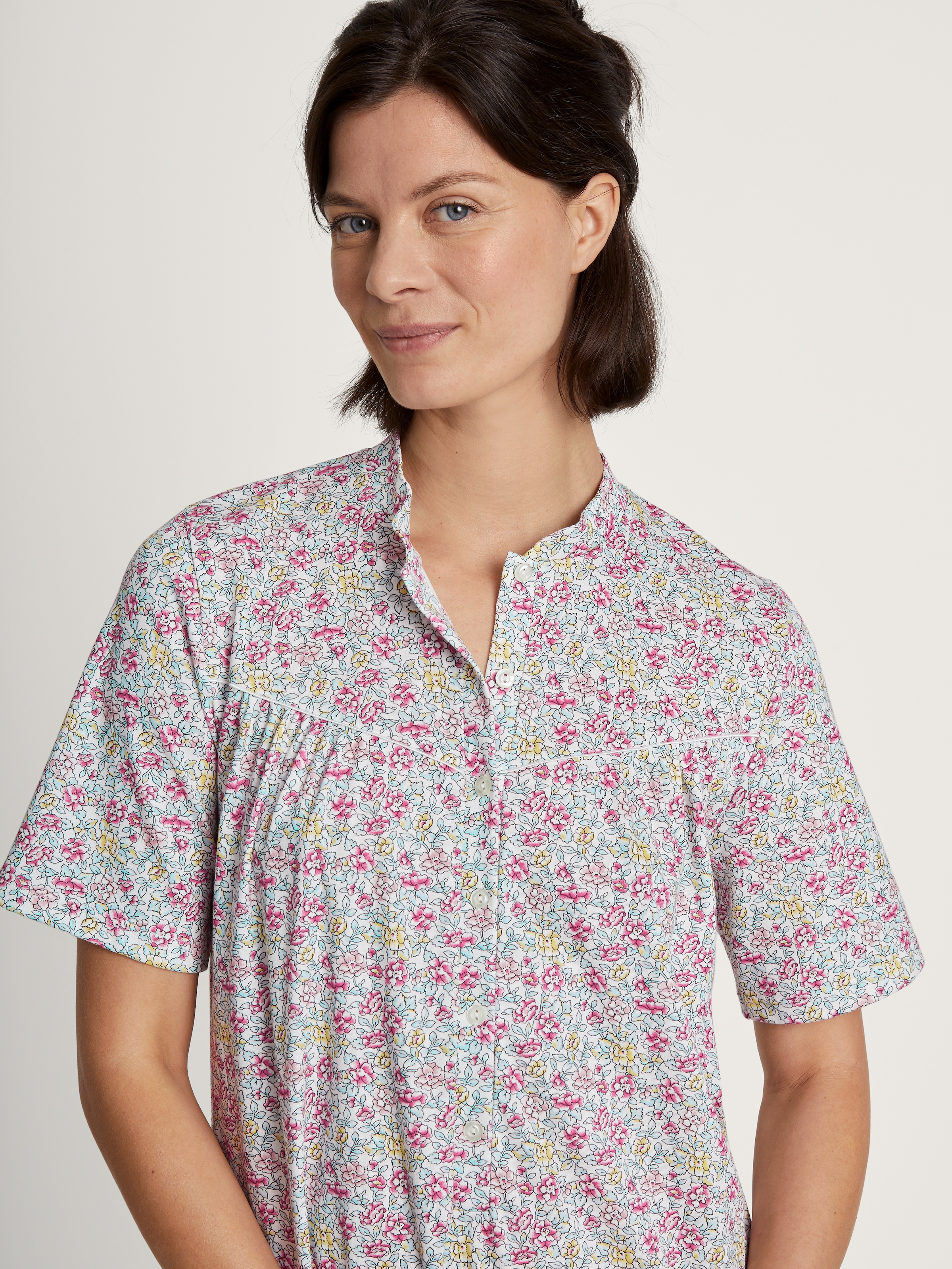 CALIDA Nachthemd »Soft Cotton«, mit Knopfleiste
