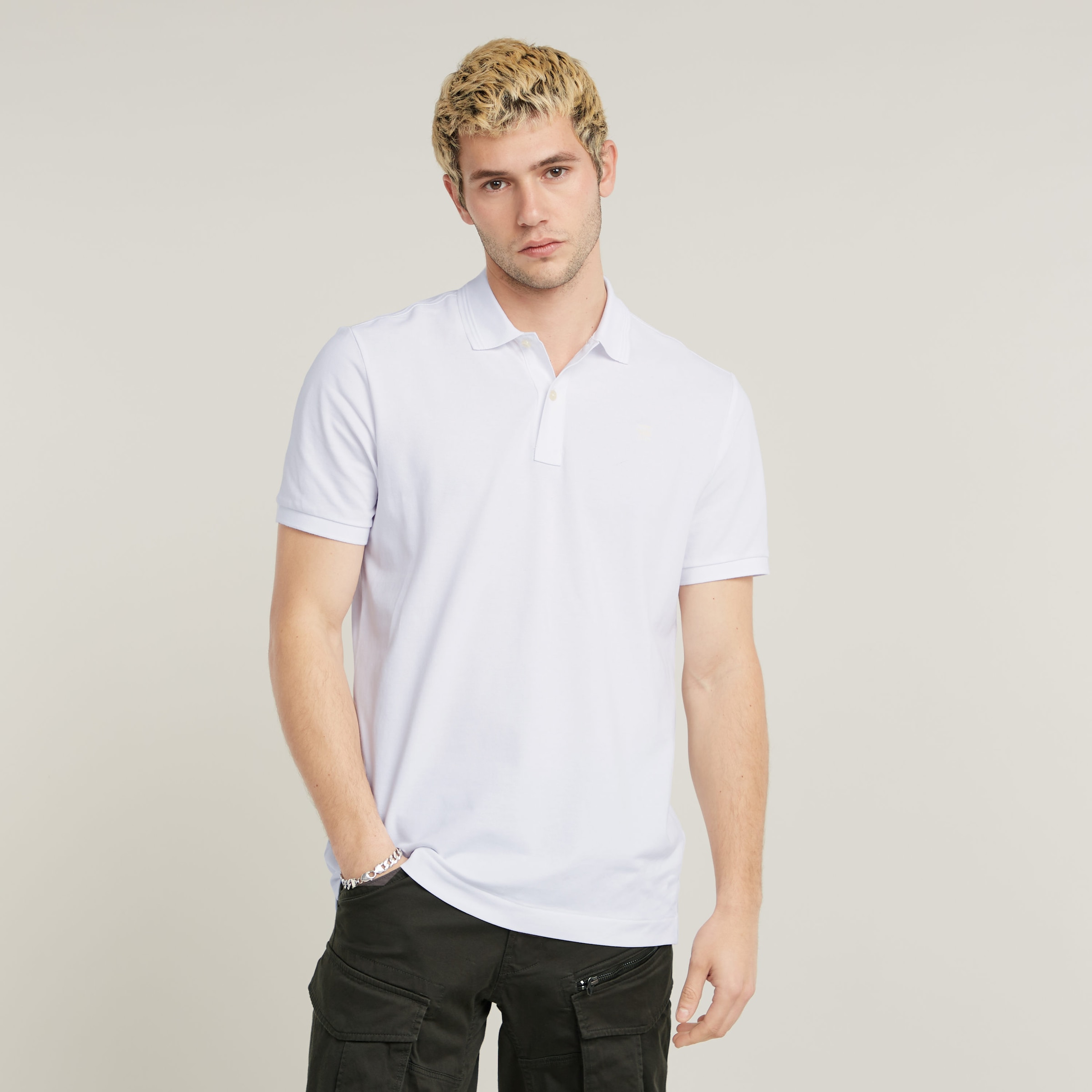 G-STAR Poloshirt »Dunda slim fit«, Logoprägung auf der Brust