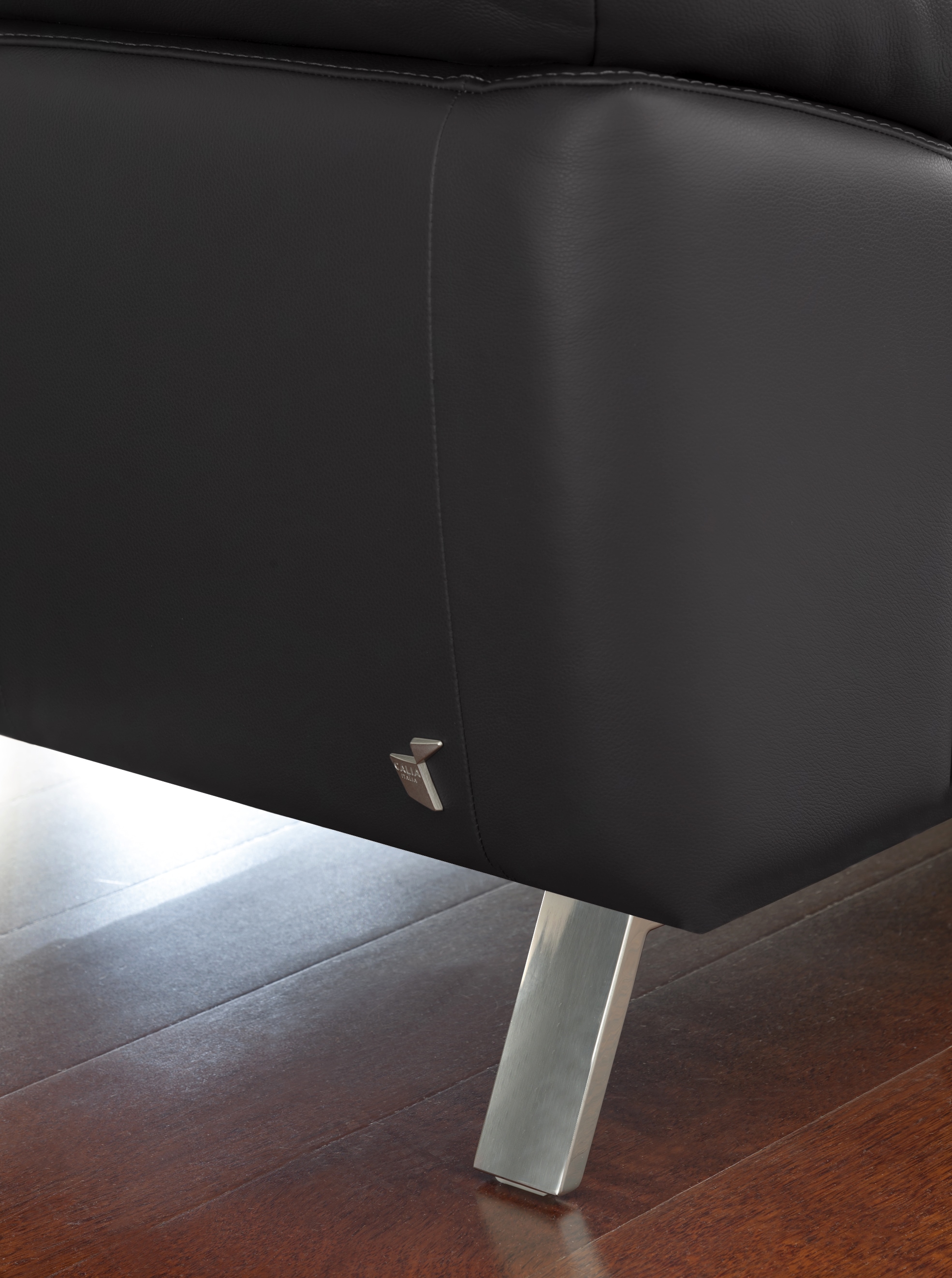 CALIA ITALIA Ensemble rembourré »Roby« Set, 2 cuis tlg. in Leder, mit elektrischer Relaxfunktion