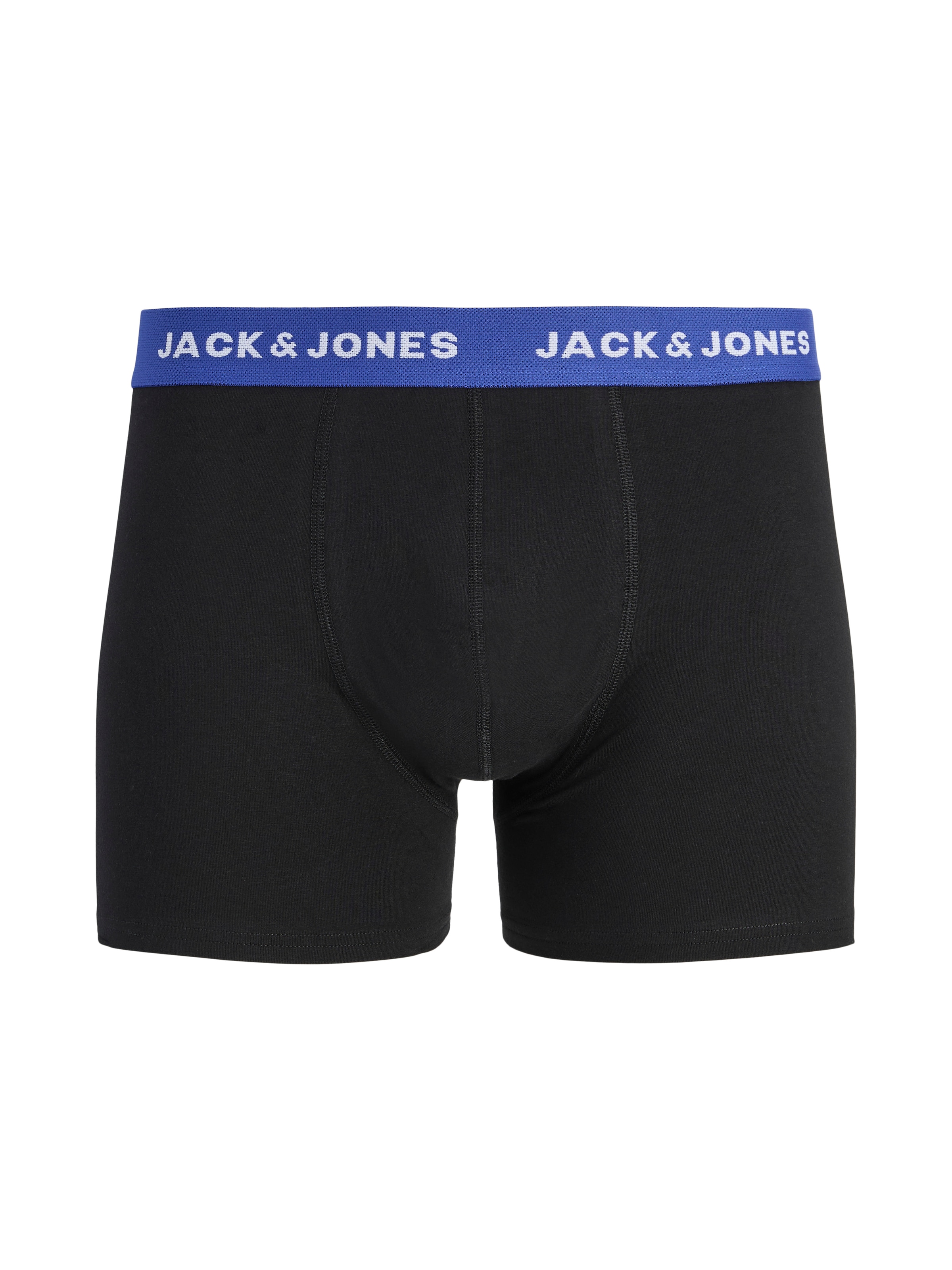 Jack & Jones Boxer »JACHUEY im Fünferpack mit toniger Naht und elastischem Bund« Packung, 5er-Pack, 5 Stk. unifarben, modisch, eng anliegend, Baumwollmischung