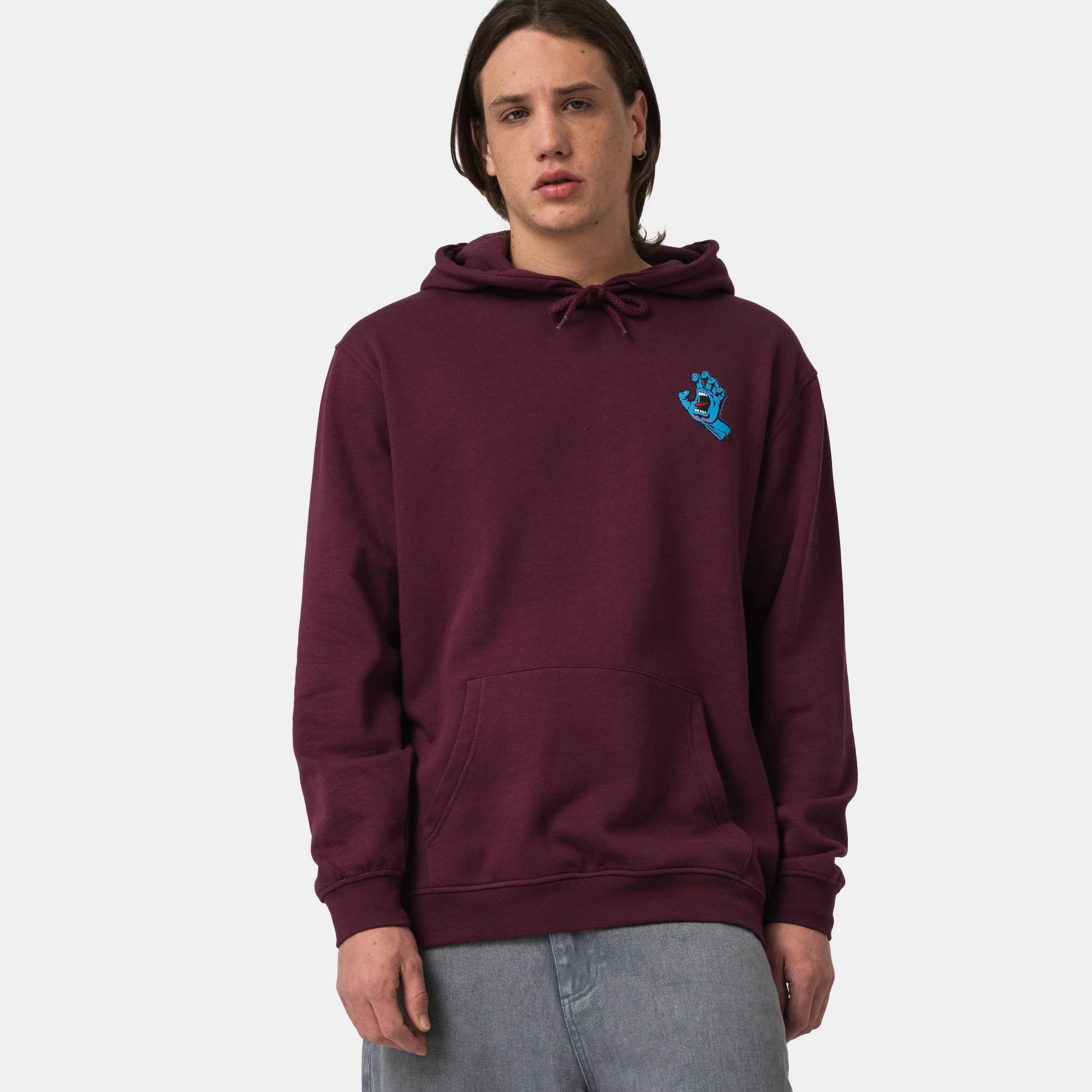 Image of Santa Cruz Hoodie "SCREAMING HAND CHEST HOOD"