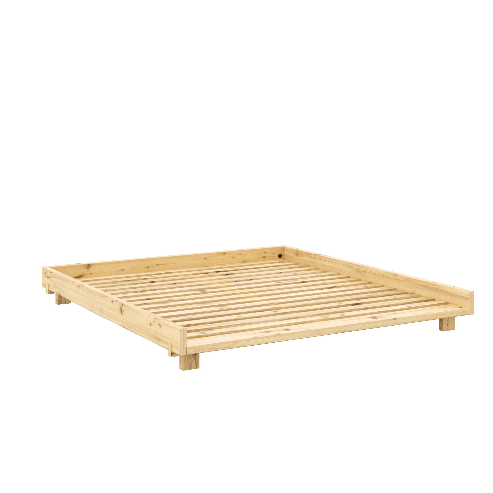 Karup Design Bettgestell »Social Bed, ohne Matratze, FSC®-zertifiziertes Massivholz«, wahlweise mit oder ohne verstellbares Zubehör, Bett in mehreren Grössen