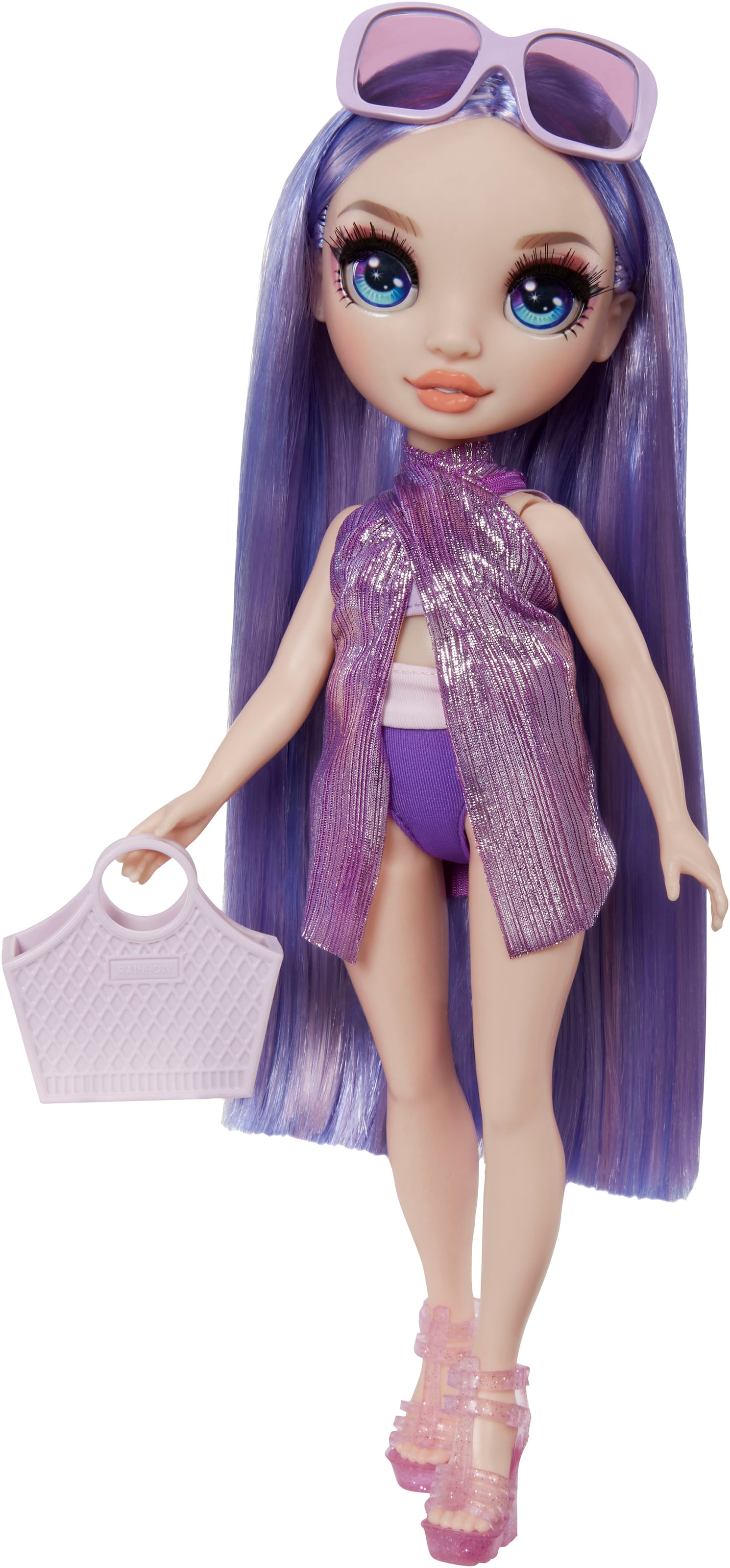 RAINBOW HIGH Poupée à habiller »Rainbow High Swim & Style Fashion Doll- Violet (Purple)«